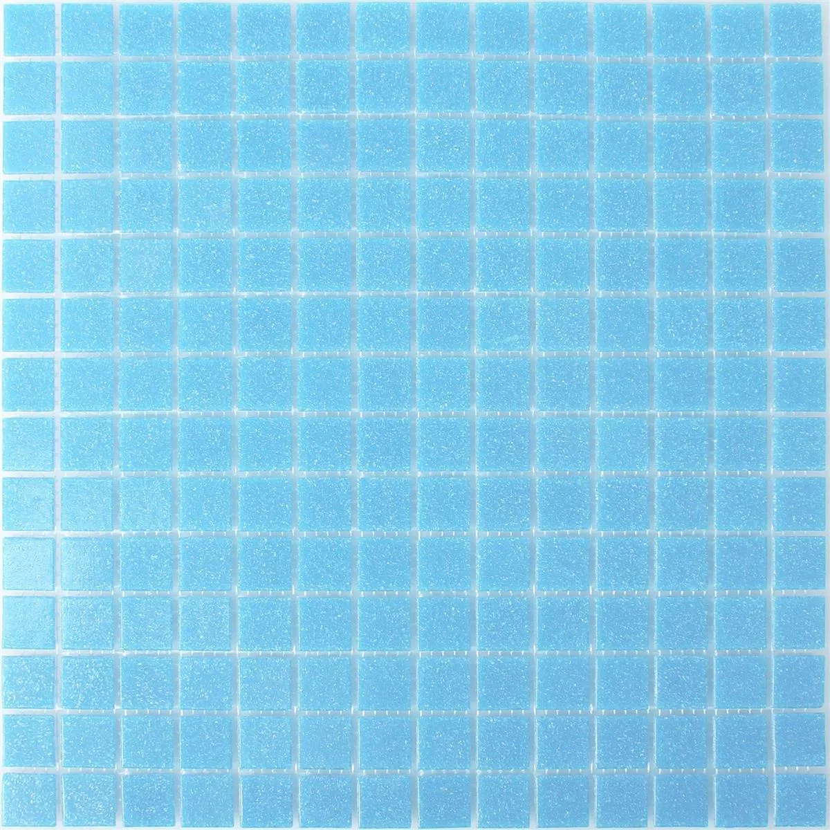 Muster von Glasmosaik Fliesen Potsdam Hellblau