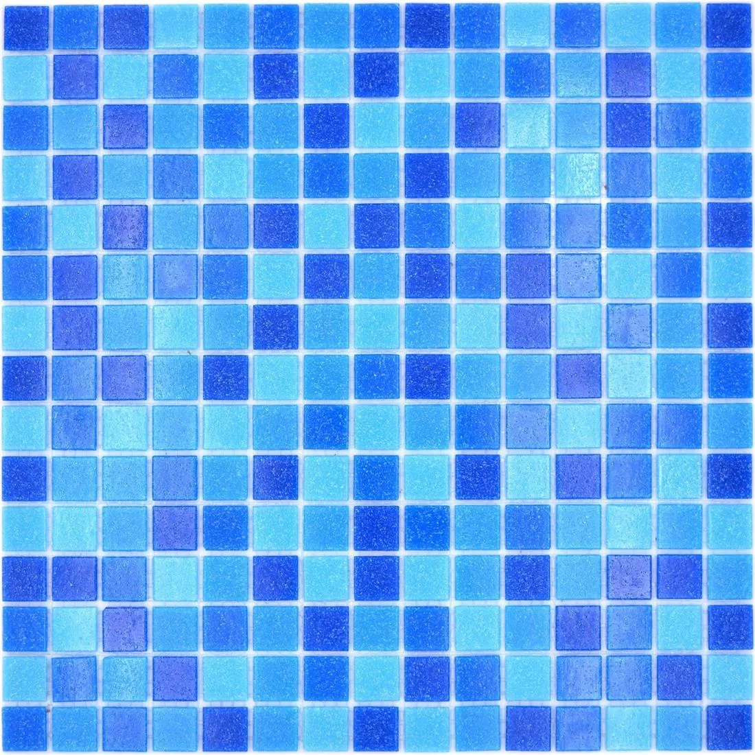 Muster von Schwimmbad Pool Mosaik North Sea Blau Hellblau Mix