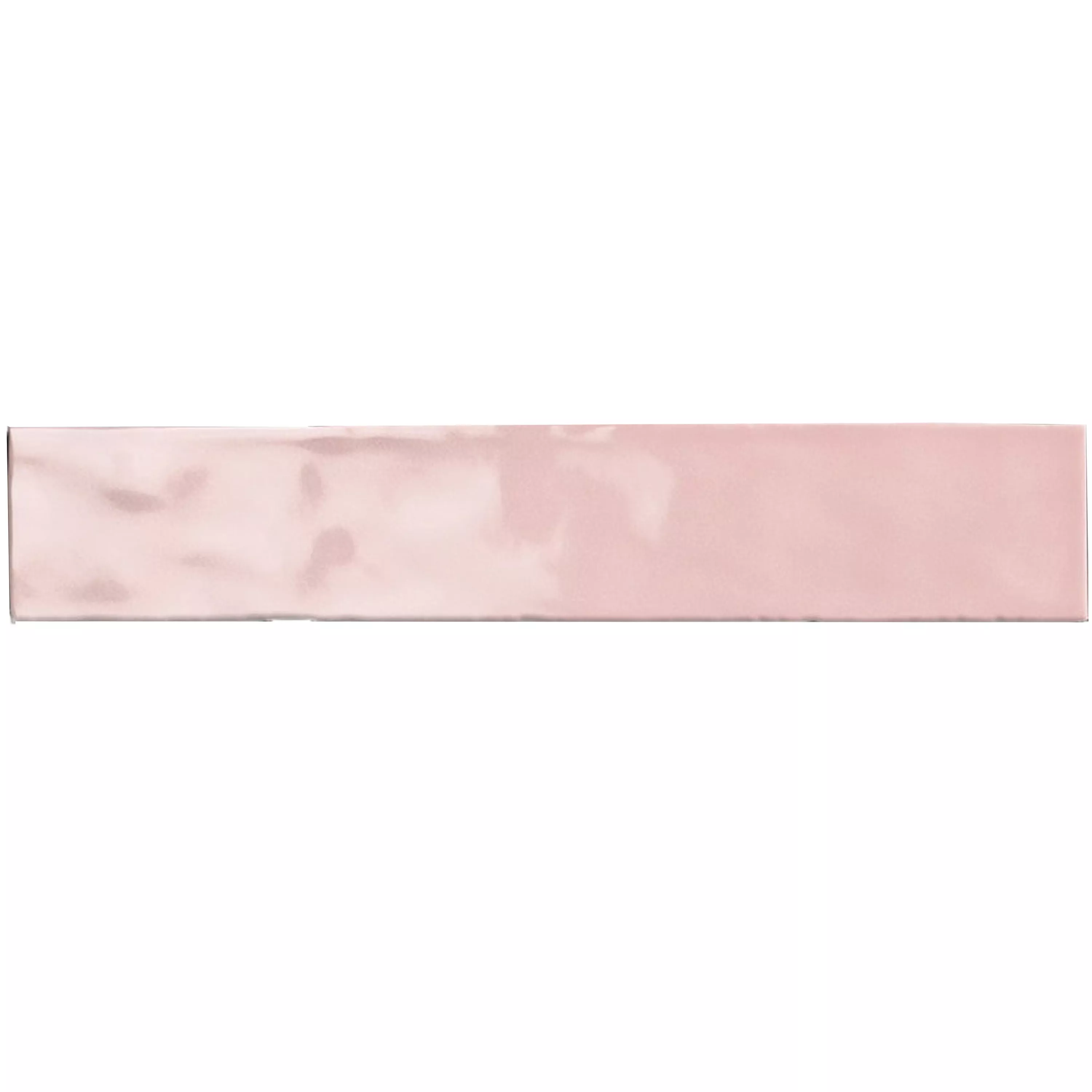 Wandfliesen Montreal Gewellt Pink 5x25cm