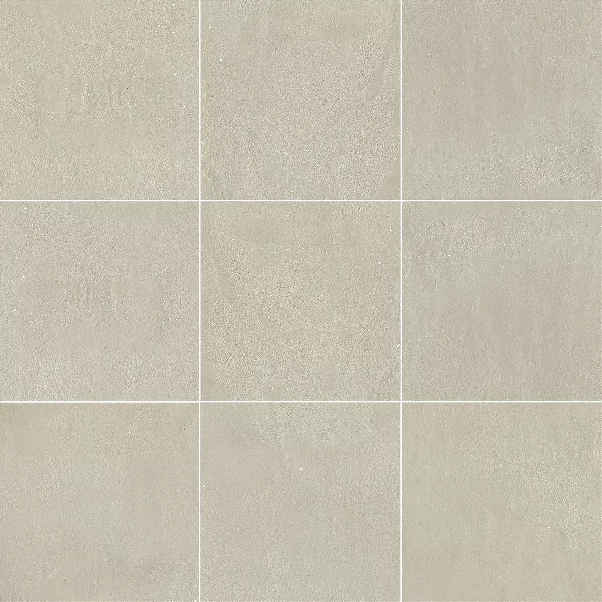 Bodenfliese Malibu Betonoptik Elfenbein 60x60cm