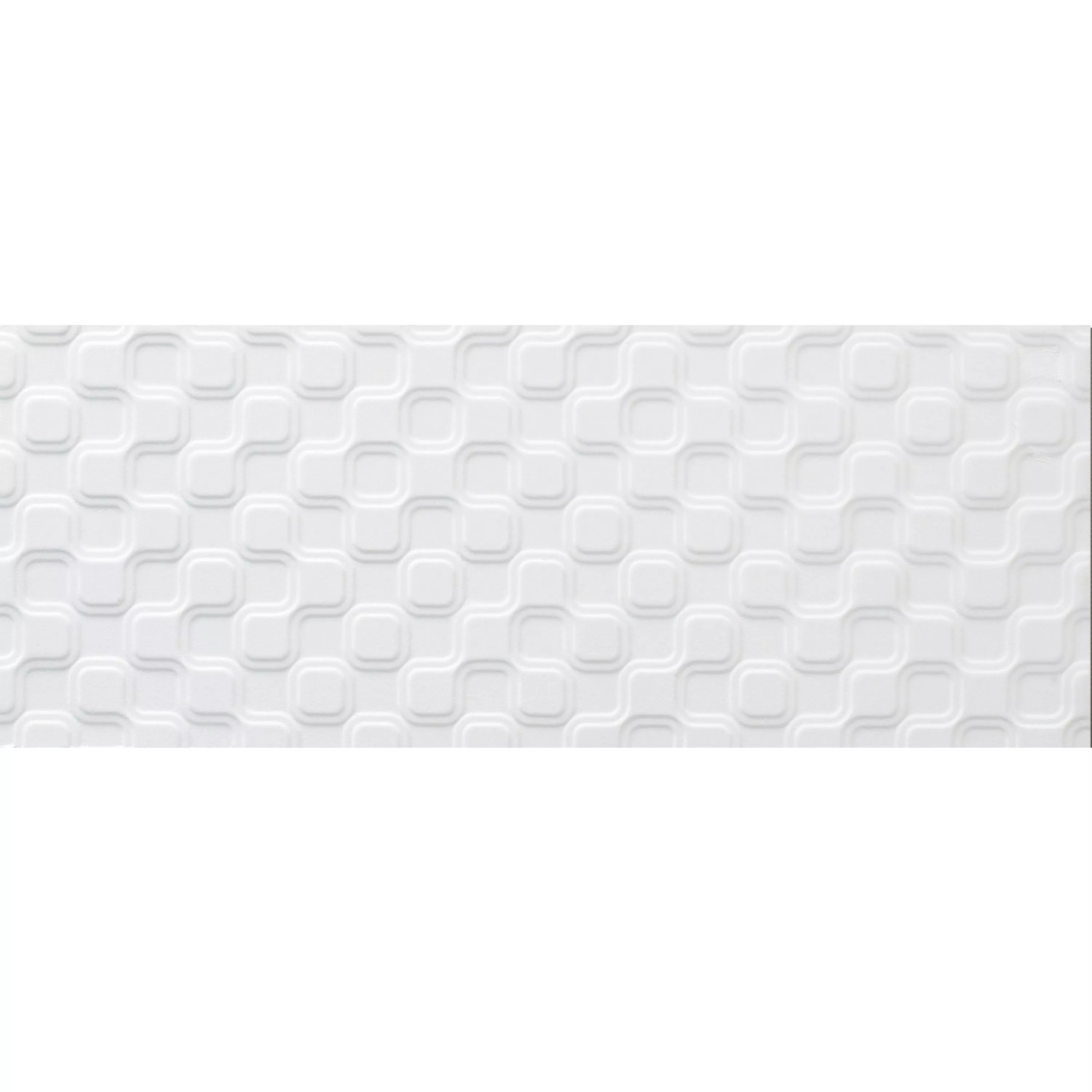 Muster Wandfliesen Swissland Nano Matt 15x40cm Weiß