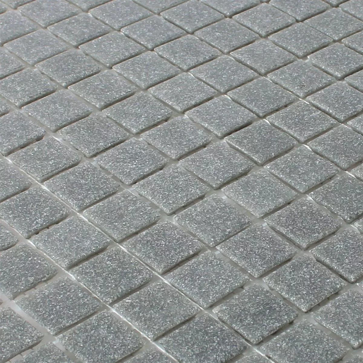 Muster von Glasmosaik Fliesen Potsdam Grau