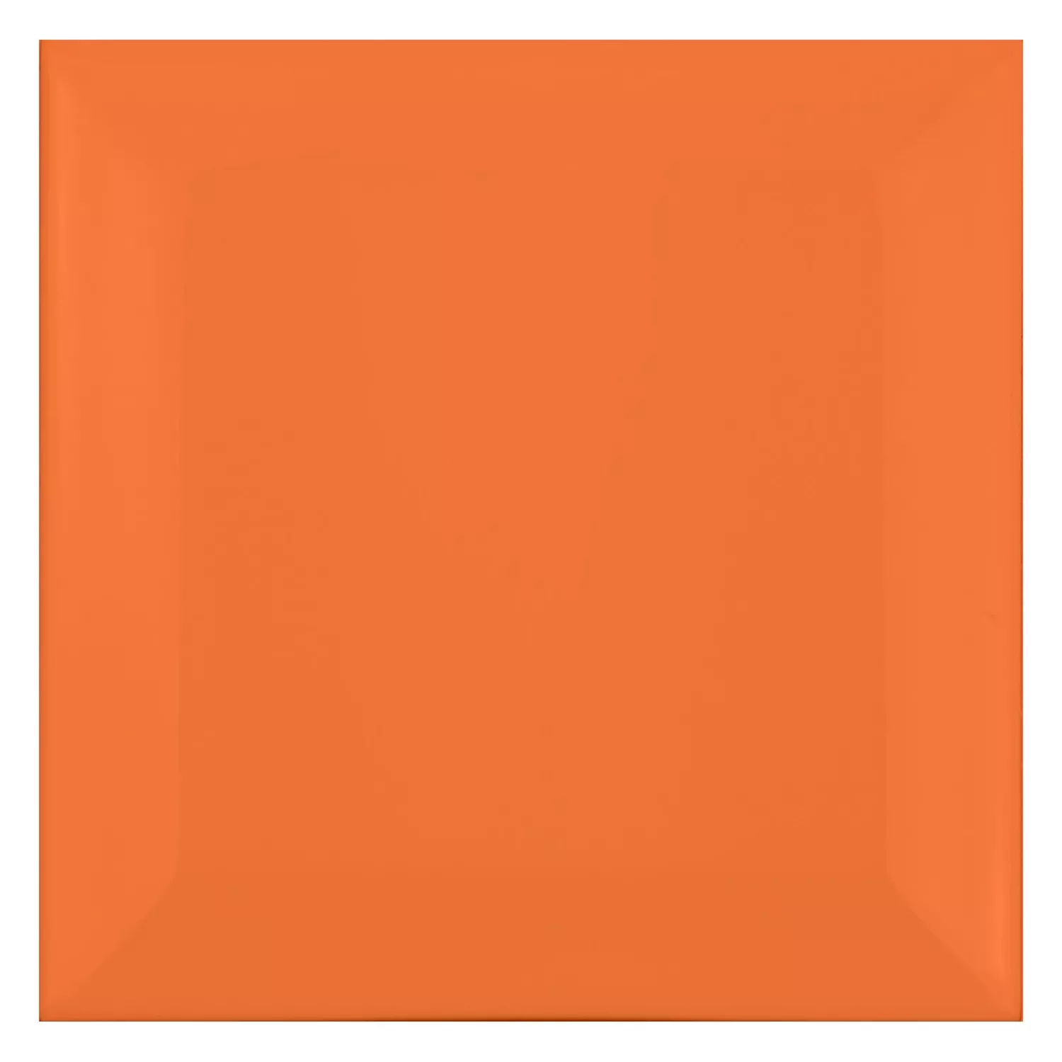 Metrofliese Orange Matt 10x10 cm Facette Catarina Naranja