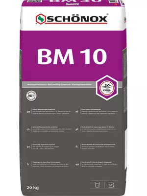 Wandspachtelmasse Betonausgleichsmörtel Schönox BM 10 20 Kg Wandspachtelmasse Betonausgleichsmörtel Schönox BM 10 20 Kg