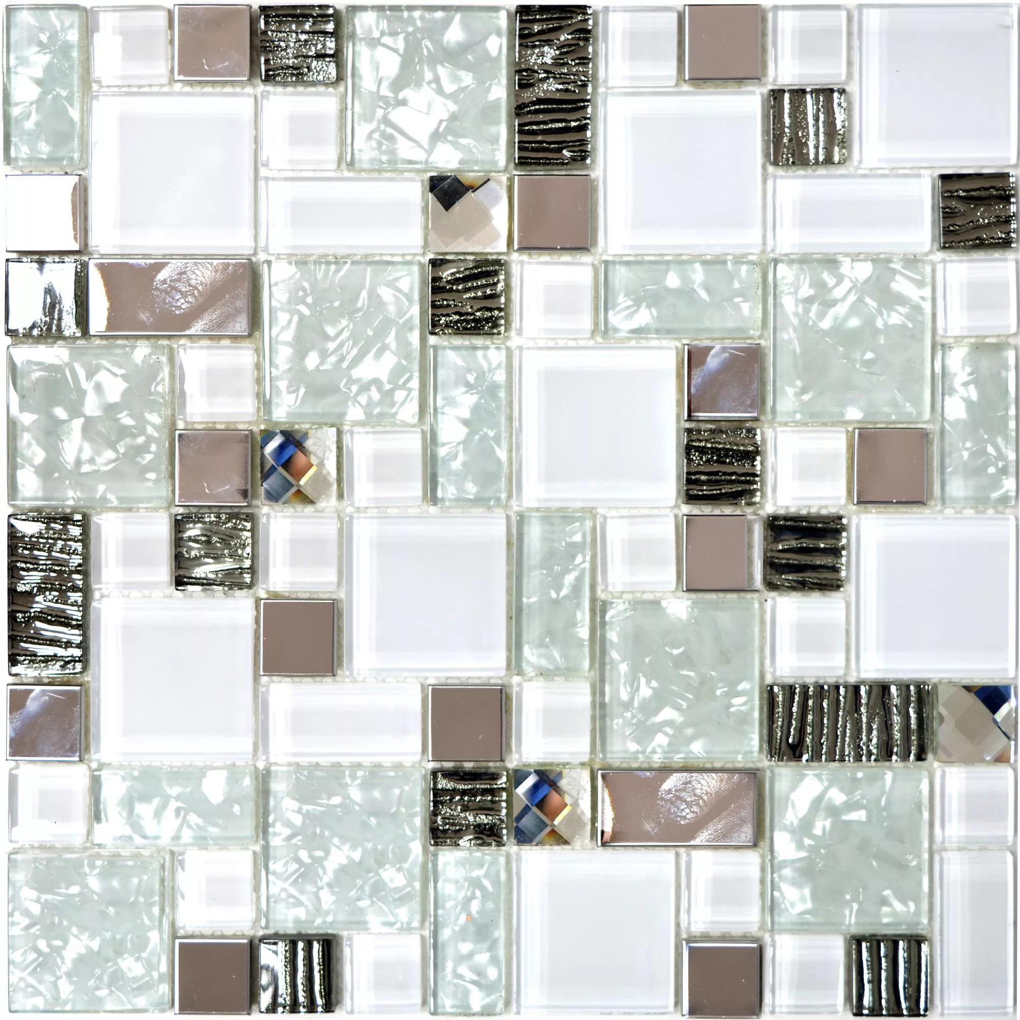 Mosaikfliesen Admont Weiss Diamant 3 Mix