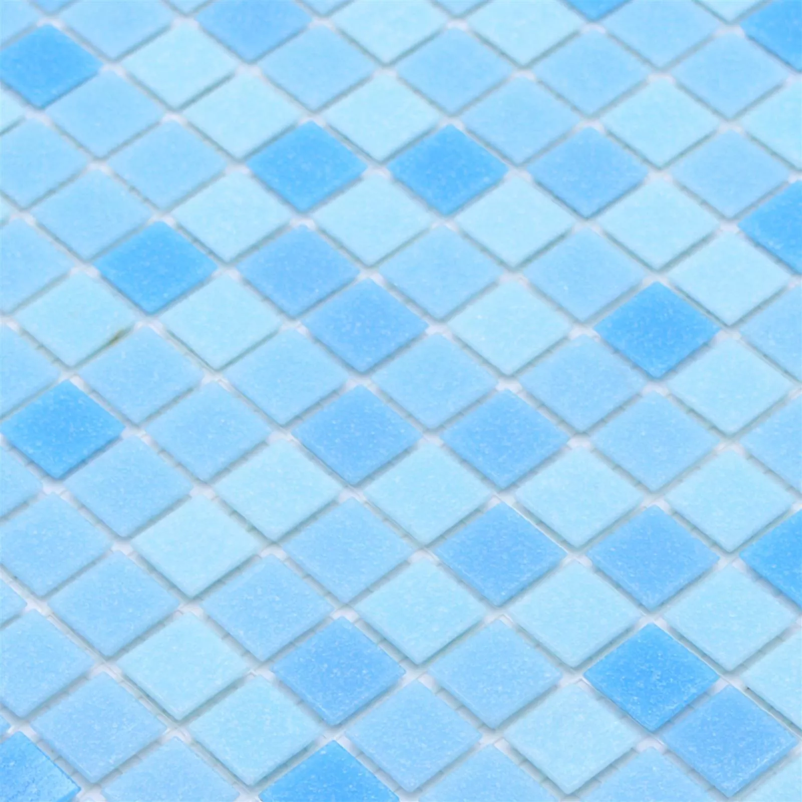 Schwimmbad Pool Mosaik North Sea Hellblau Mix