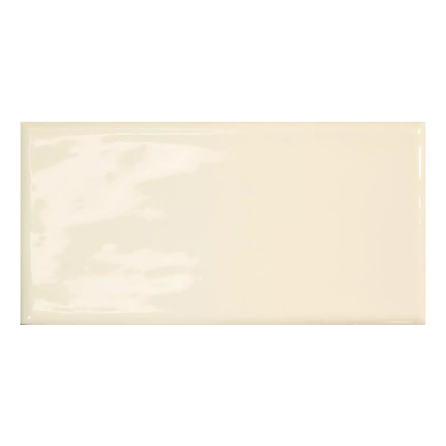 Calissi Beige Glänzend Rustikal 7,5x15 cm Hueso