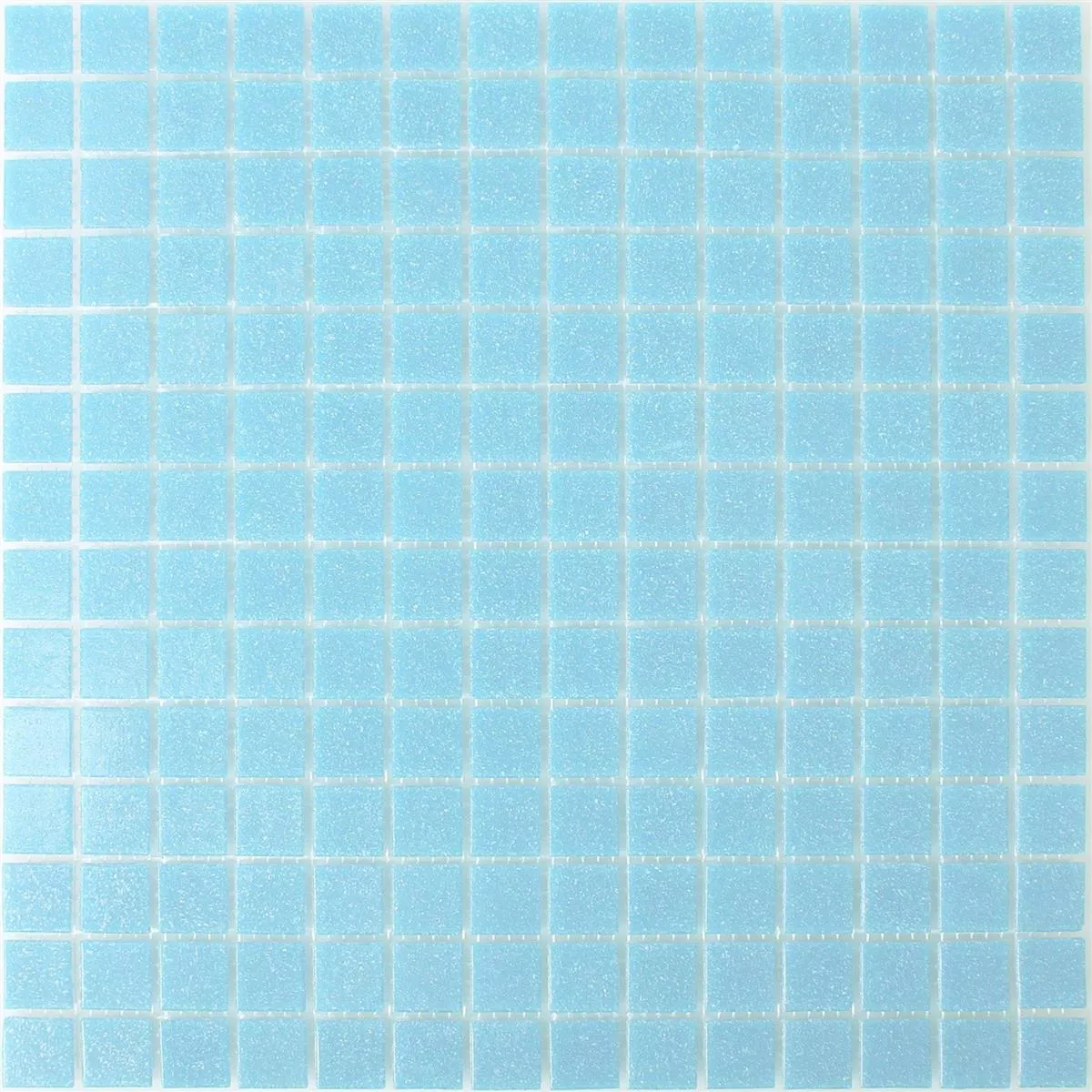 Muster von Glasmosaik Fliesen Potsdam Himmelblau