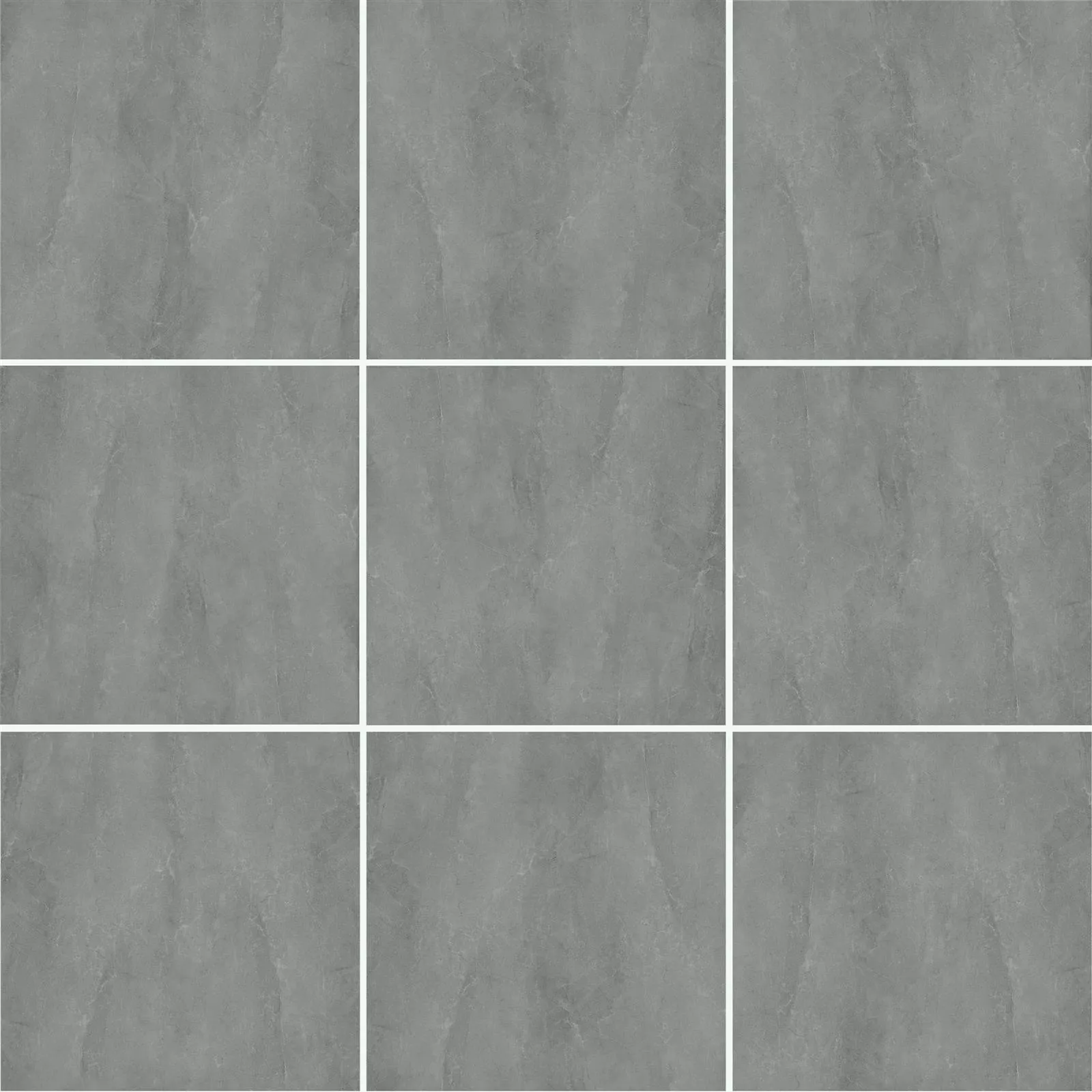 Muster Terrassenplatten Napoli Grau 60x60x3cm