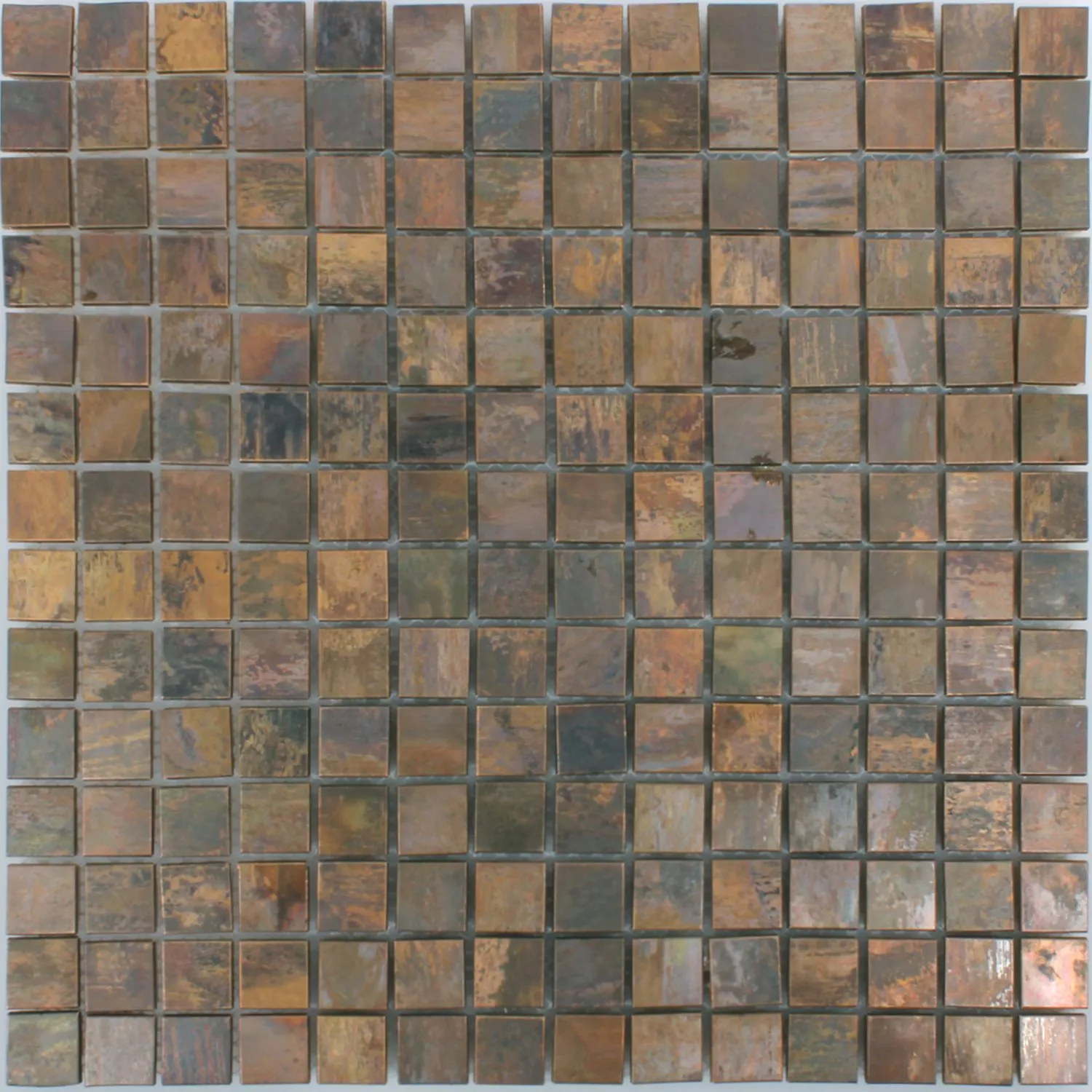 Mosaikfliesen Metall Kupfer Gorski