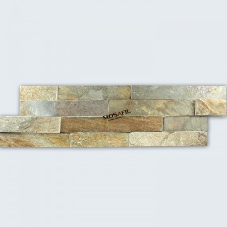 Wandverkleidung Brickstones Schiefer Beige 15x55cm