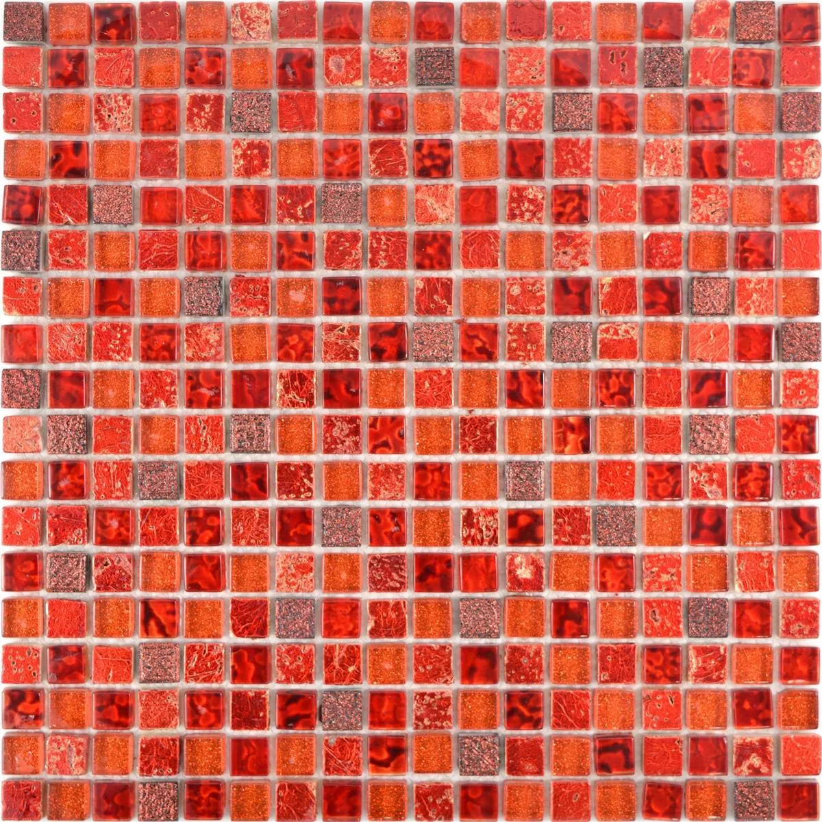 Glasmosaik Natursteinfliesen Cleopatra Rot Glasmosaik Natursteinfliesen Cleopatra Rot