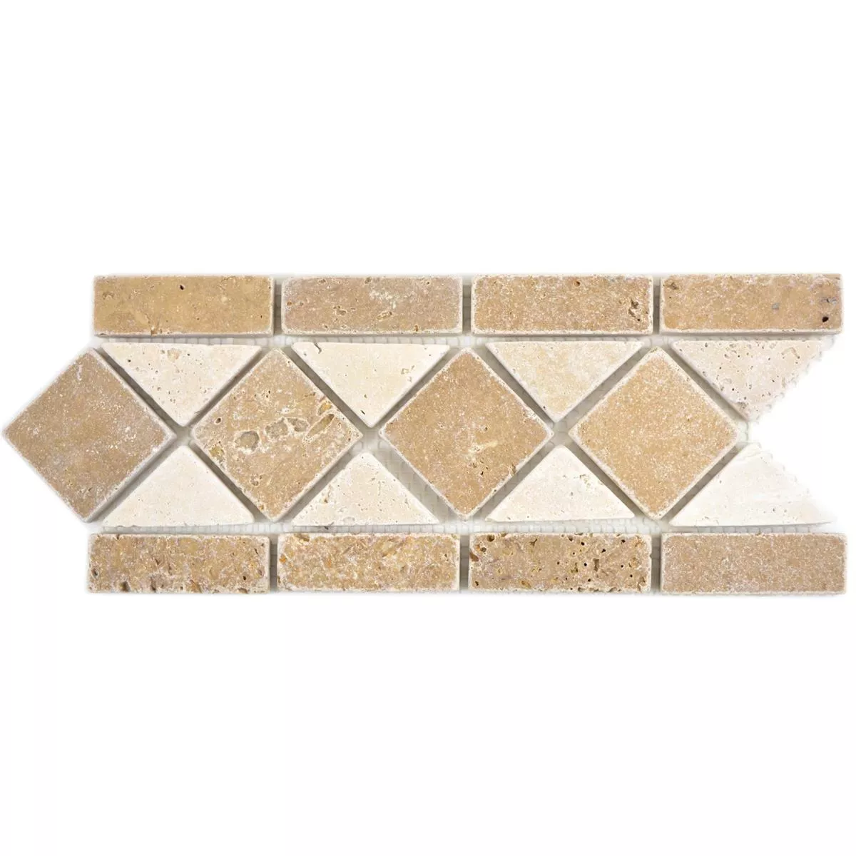 Naturstein Bordüre Cadoine Beige Braun Naturstein Bordüre Cadoine Beige Braun
