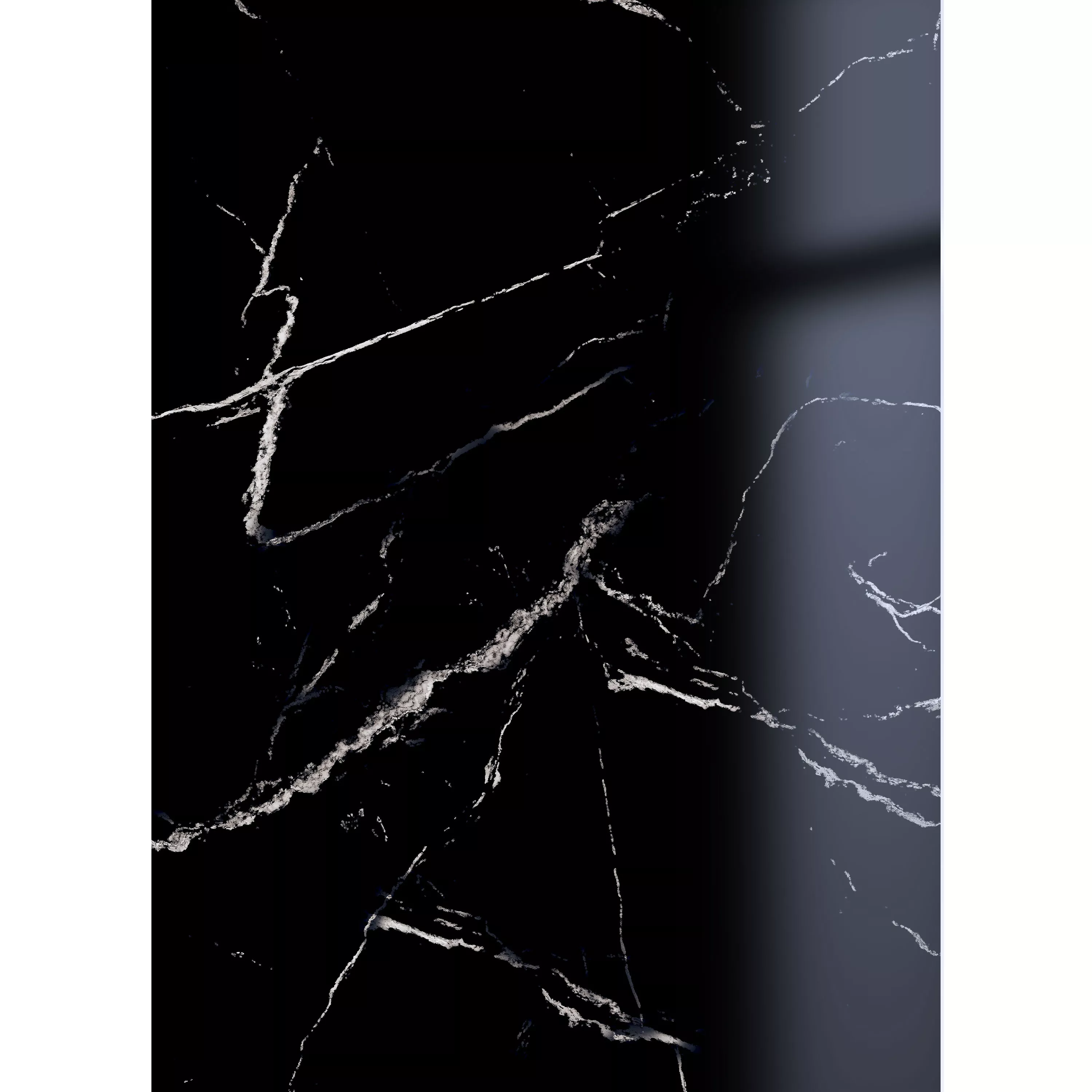 Bodenfliesen Louisburg Statuario Poliert Schwarz 60x120cm Bodenfliesen Louisburg Statuario Poliert Schwarz 60x120cm