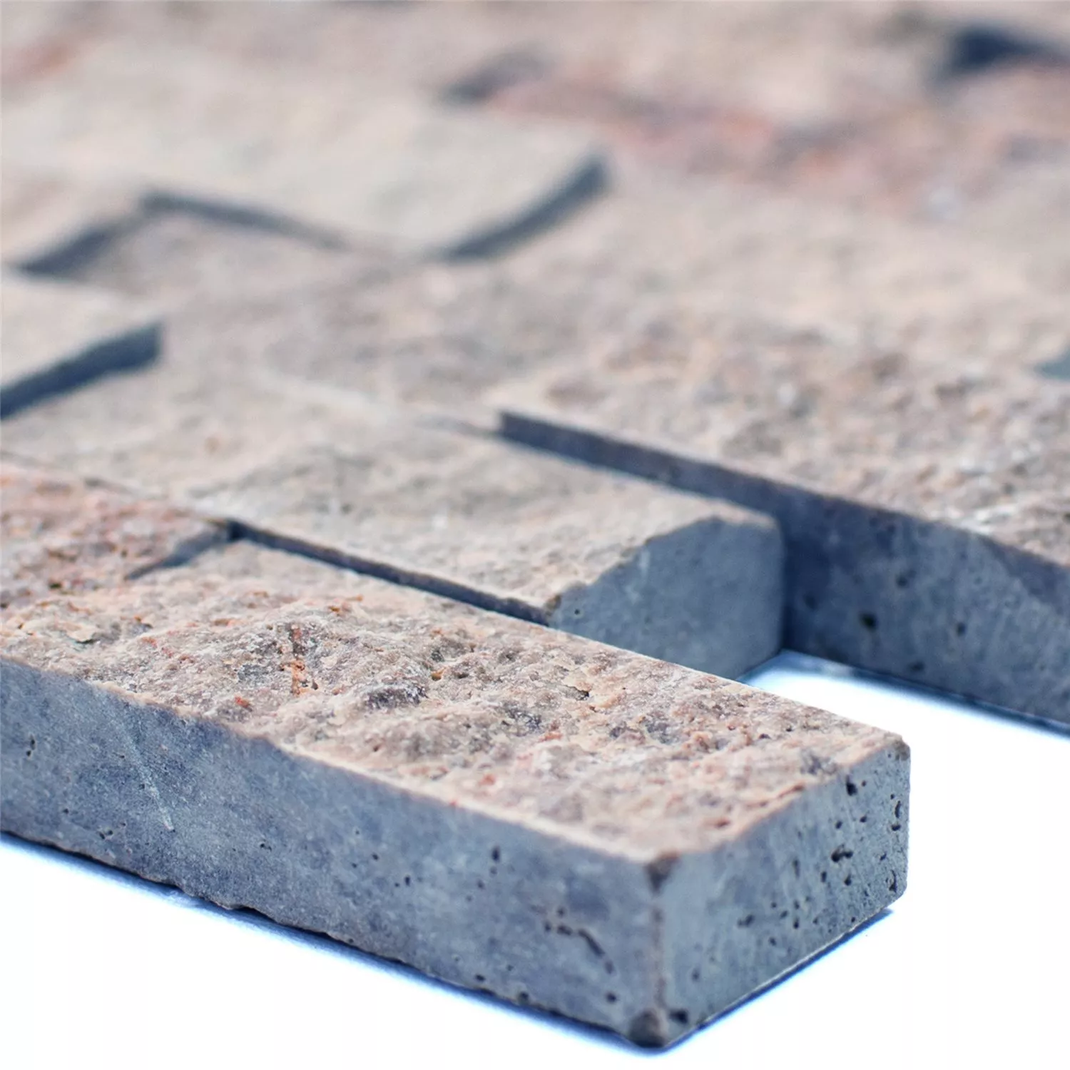 Mosaikfliesen Travertin Patara Noce 3D