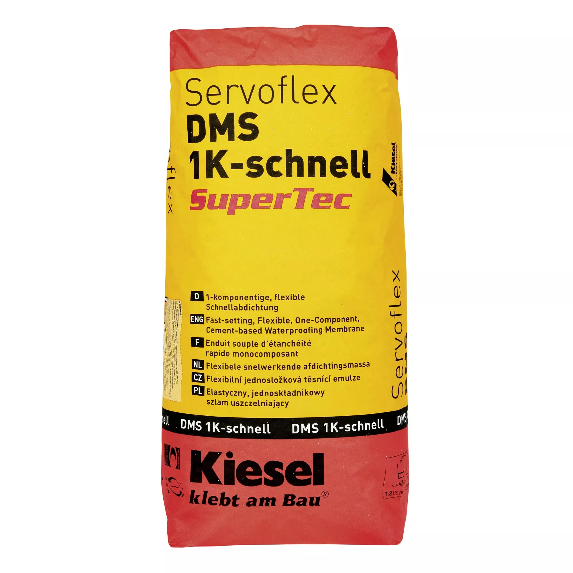 Kiesel Servoflex DMS 1K schnell SuperTec - flexible Schnellabdichtung (15KG)