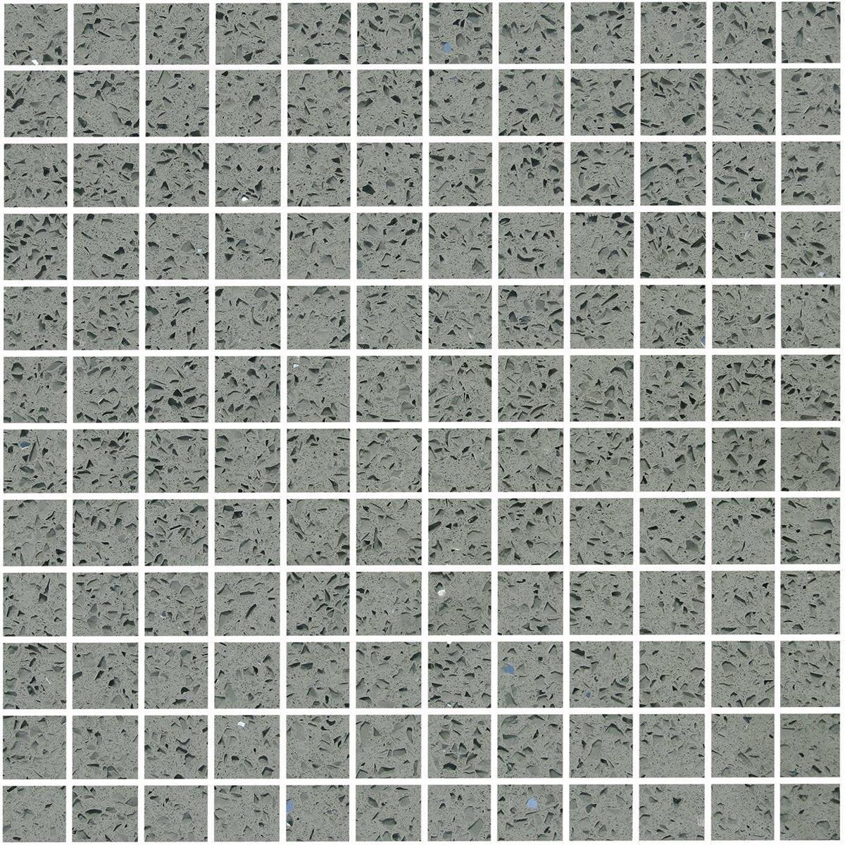 Mosaikfliesen Quarzkomposit Grau 23