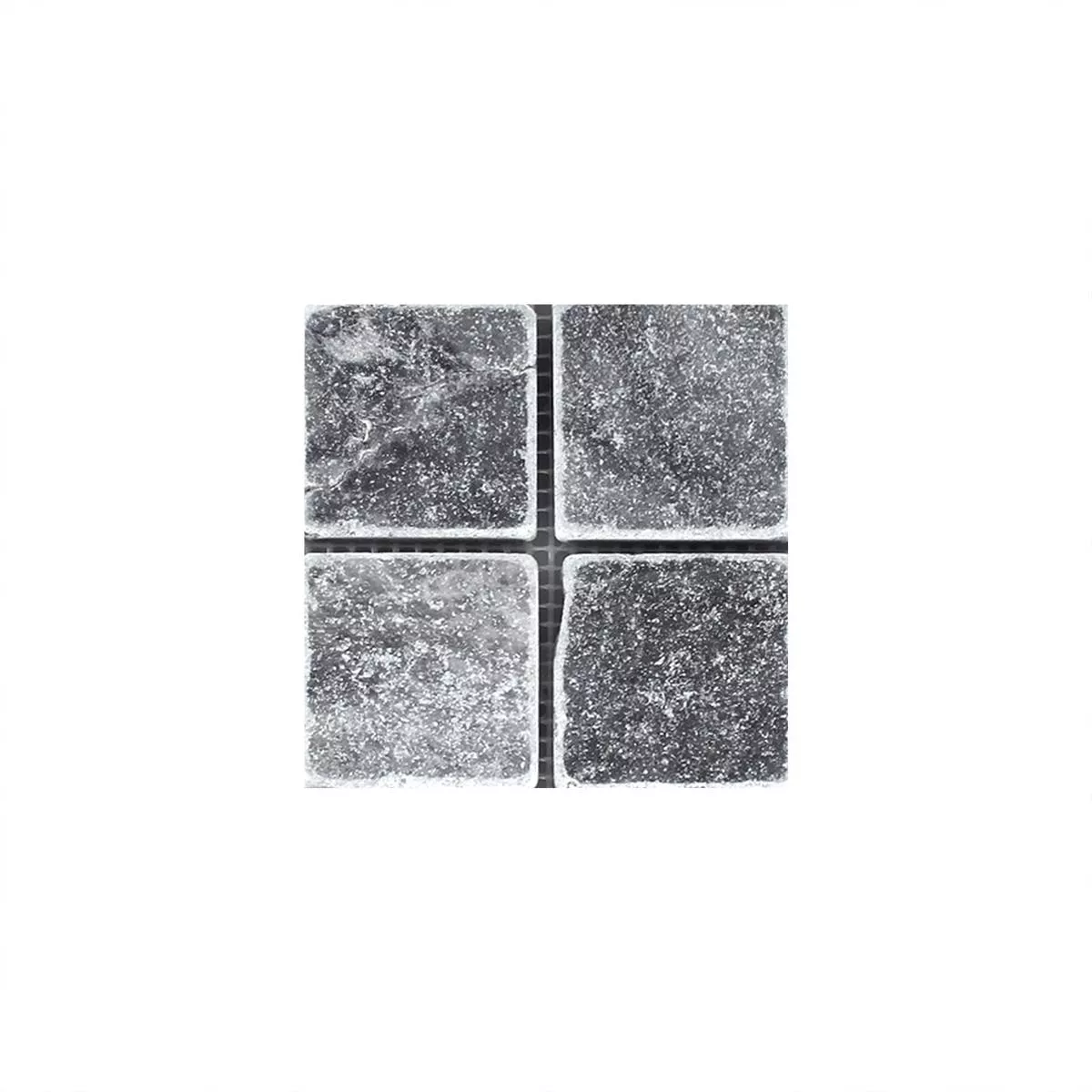 Muster von Mosaikfliesen Marmor Visso Nero 48