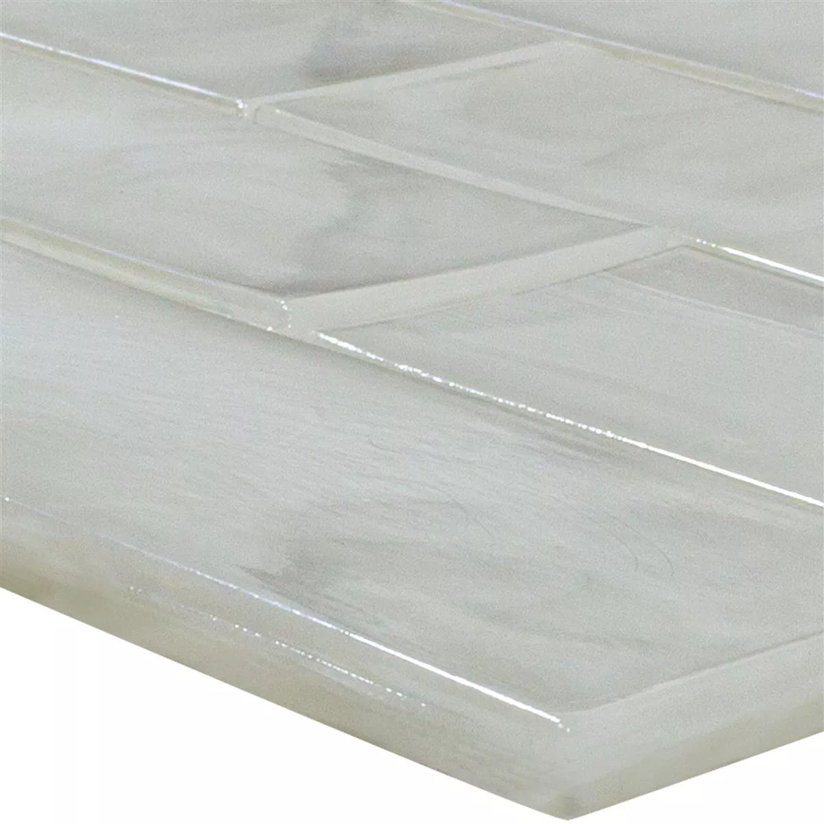 Glasmosaik Fliesen Andalucia Brick Weiß Glasmosaik Fliesen Andalucia Brick Weiß