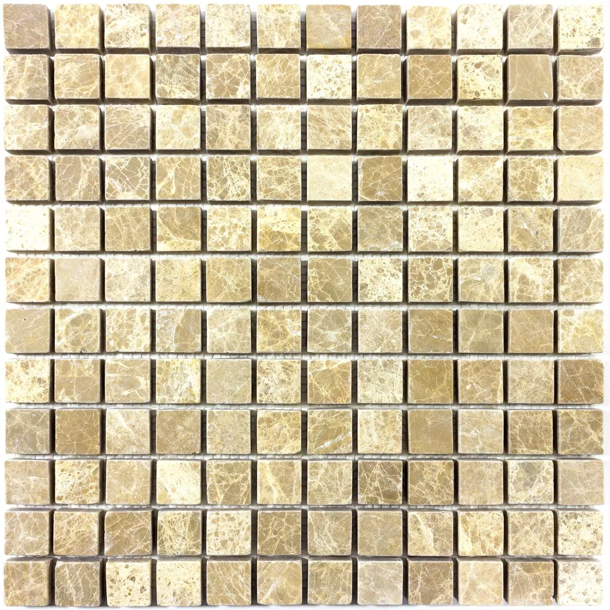 Muster von Marmor Naturstein Mosaik Fliesen Menia Beige