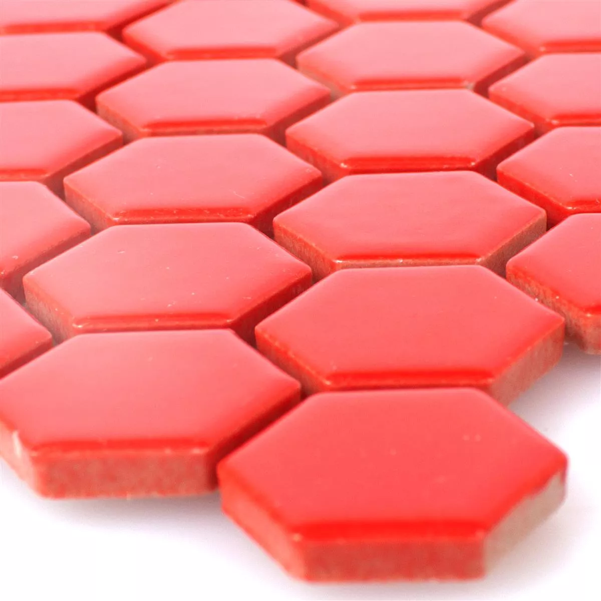 Keramik Mosaikfliesen Zenon Rot Matt Keramik Mosaikfliesen Zenon Rot Matt