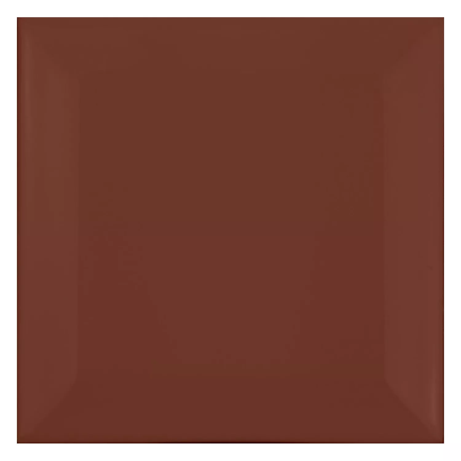 Metrofliese Braun Matt 10x10 cm Facette Catarina Marron