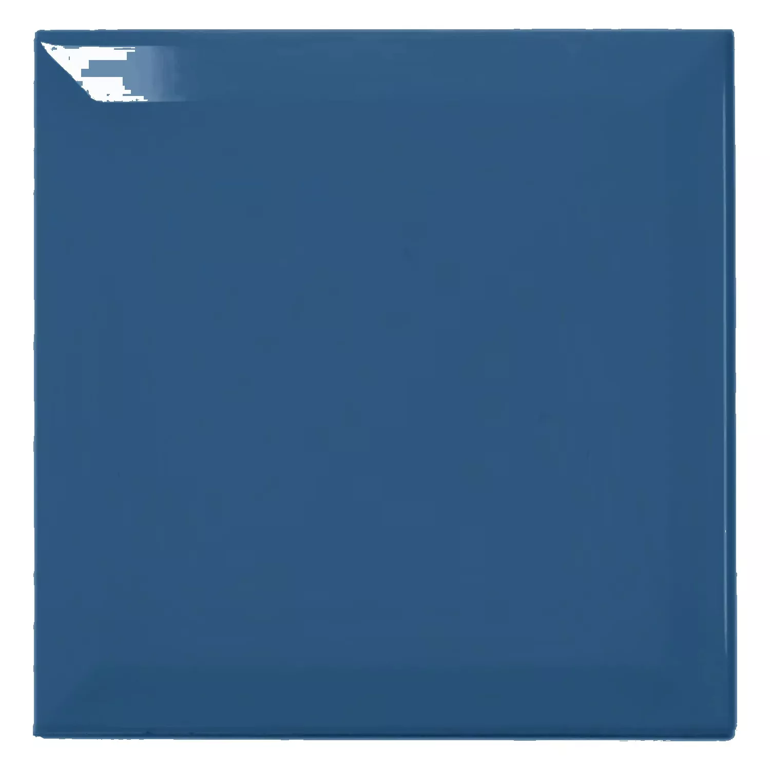 Metrofliese Blau Glänzend 15x15 cm Facette Eris Zafiro