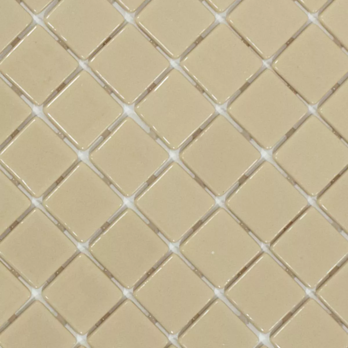 Glas Schwimmbad Pool Mosaik Venetia Beige