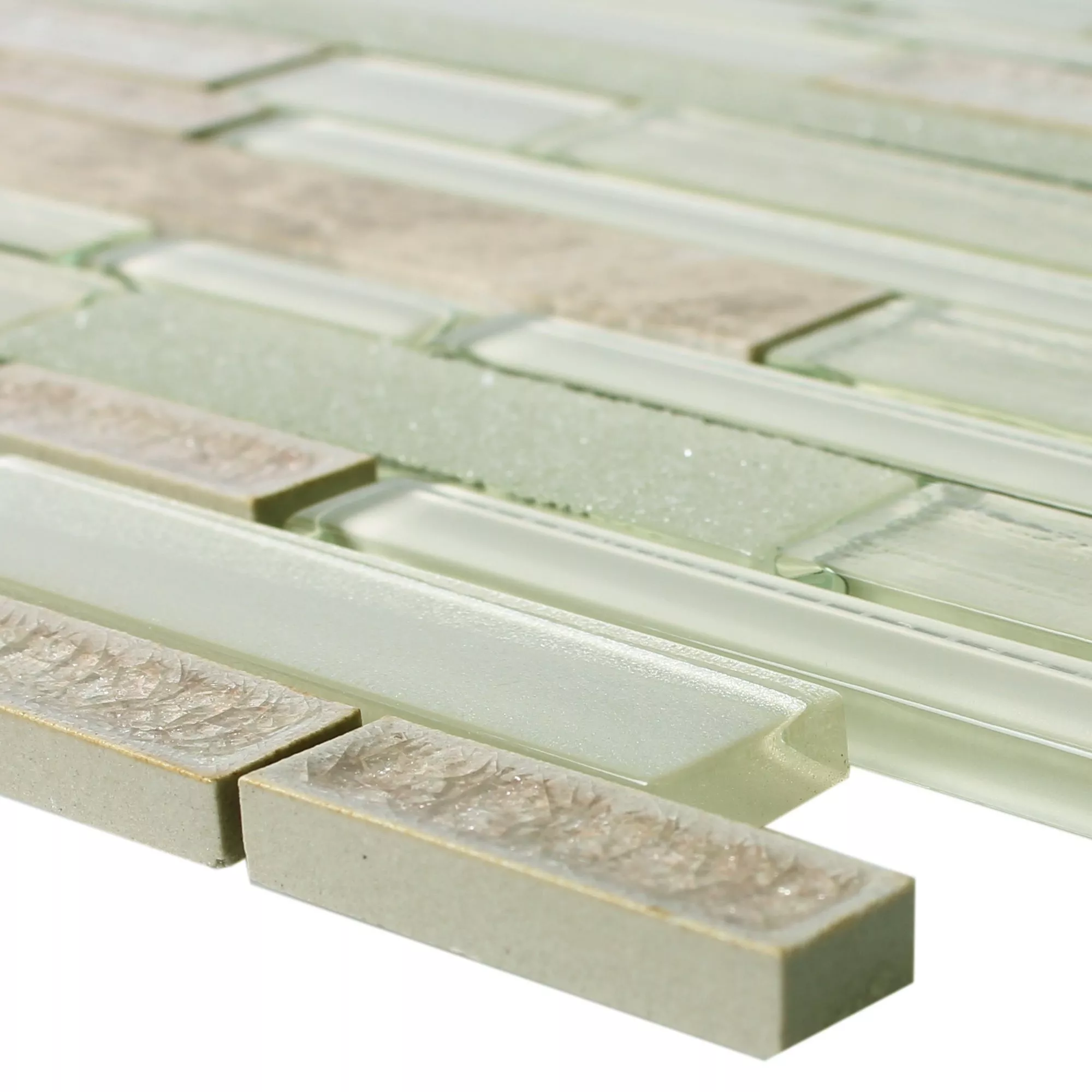 Glas Naturstein Keramik Mosaik Kozan Beige Glas Naturstein Keramik Mosaik Kozan Beige
