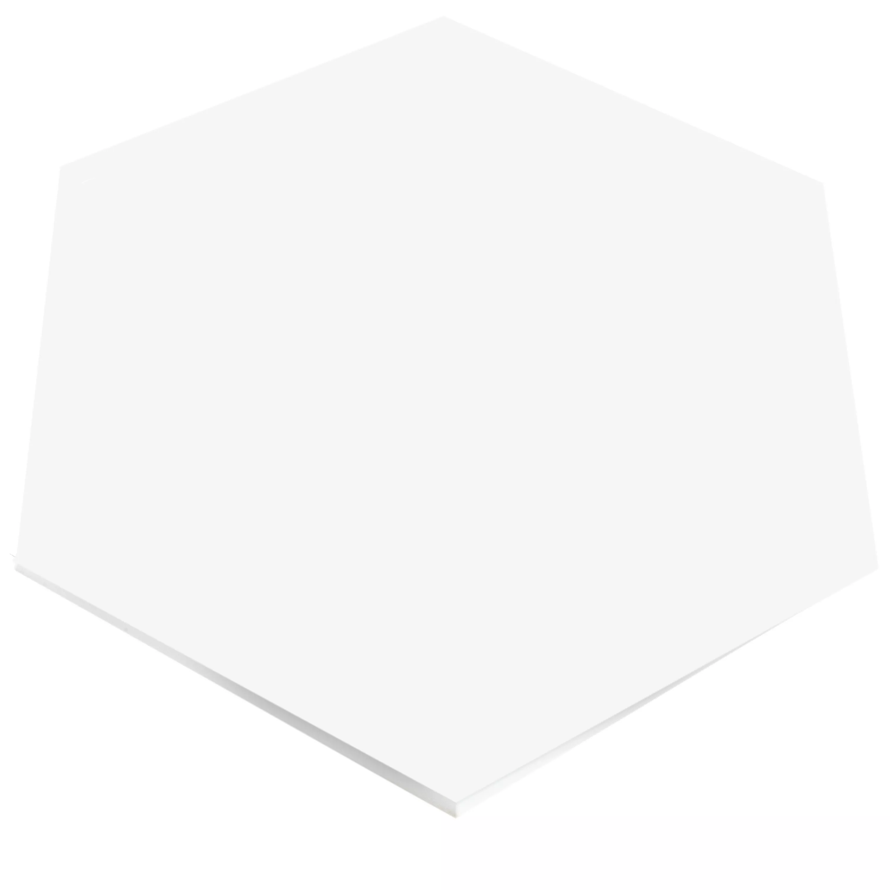 Vinyl Sechseck Wandfliese Century Selbstklebend Weiß Vinyl Sechseck Wandfliese Century Selbstklebend Weiß
