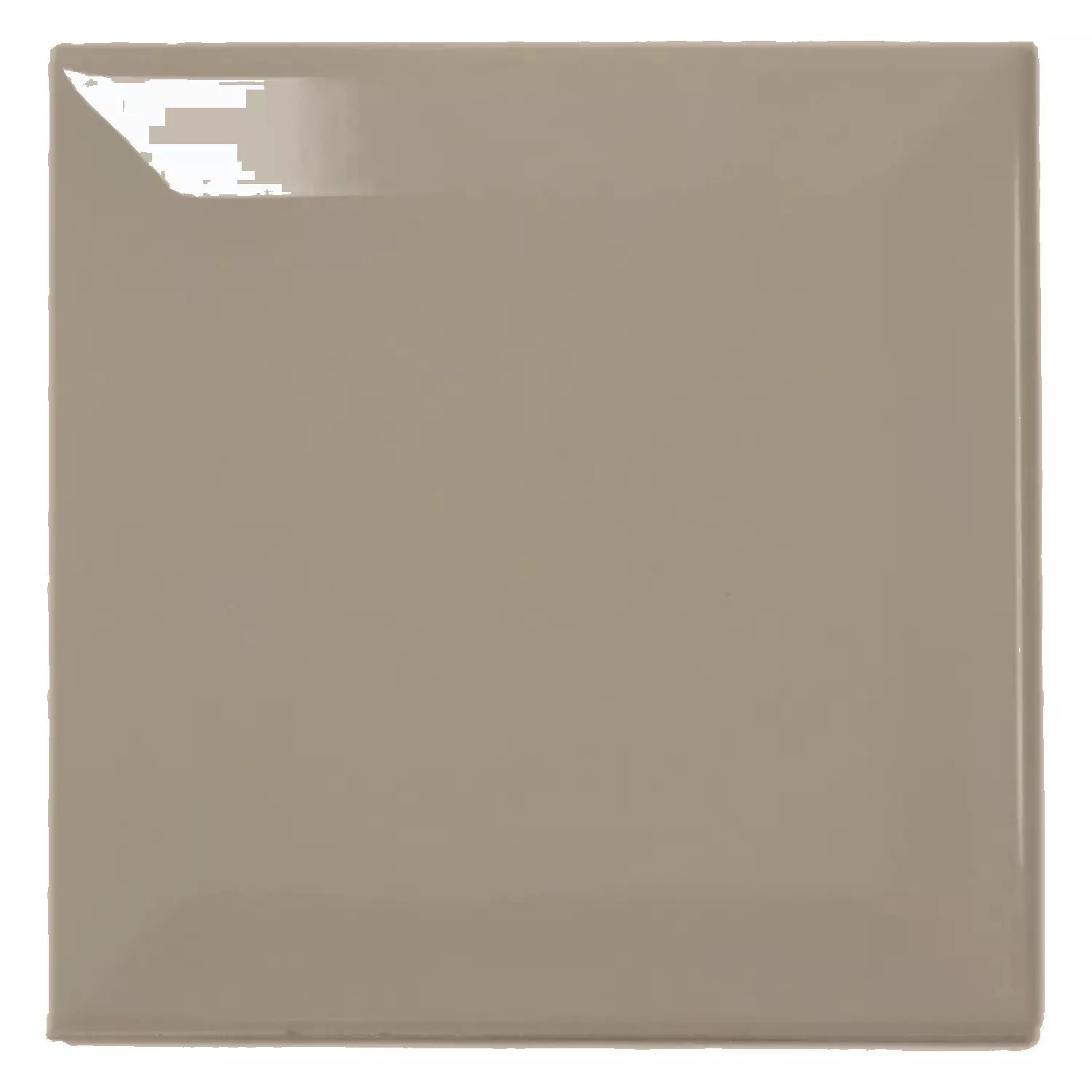 Metrofliese Braun Glänzend 10x10 cm Facette Catarina Mink