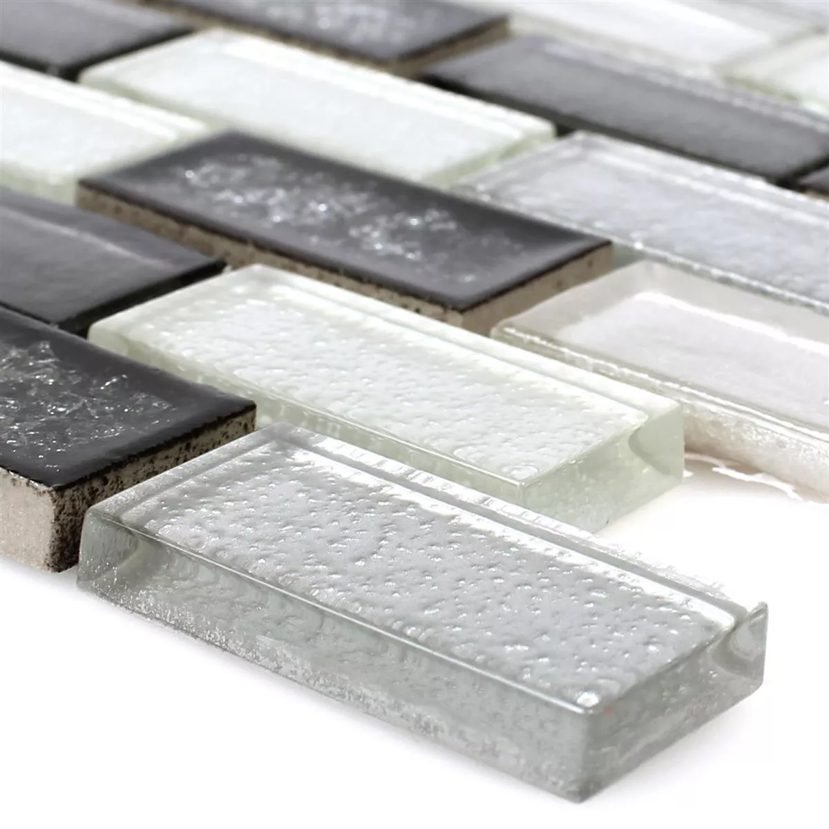 Mosaikfliesen Glas Keramik Mirasol Grau Mosaikfliesen Glas Keramik Mirasol Grau