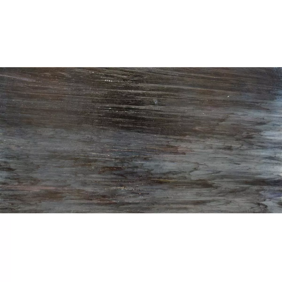 Glas Wandfliesen Trend-Vi Supreme Smoke Black 30x60cm Glas Wandfliesen Trend-Vi Supreme Smoke Black 30x60cm