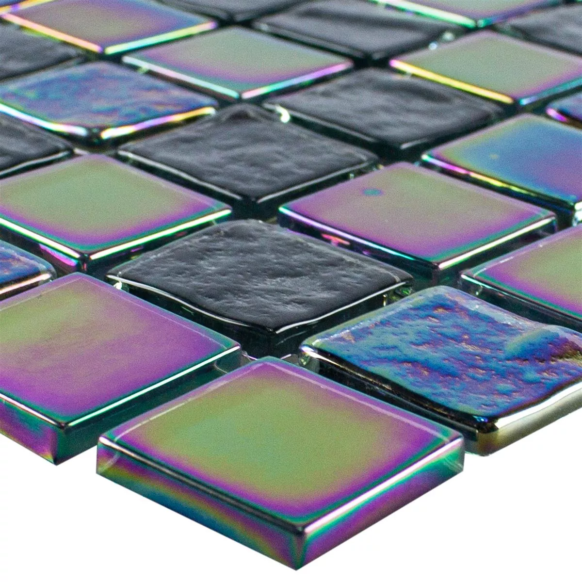 Glasmosaik Fliesen Perlmutt Effekt Manor Schwarz Glasmosaik Fliesen Perlmutt Effekt Manor Schwarz