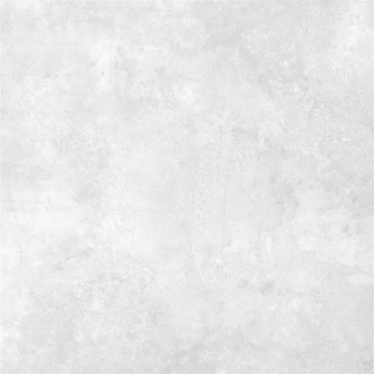Muster Bodenfliese Illusion Metalloptik Lappato Weiß 60x60cm