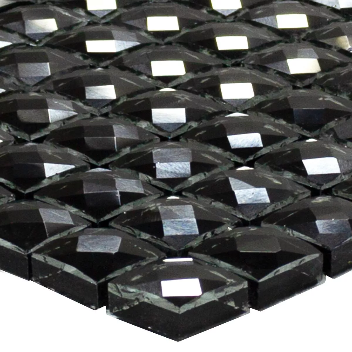 Glasmosaik Fliesen Black Diamond
