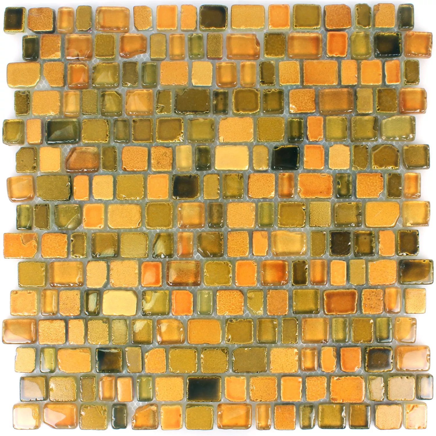 Mosaikfliesen Glas Roxy Gelb