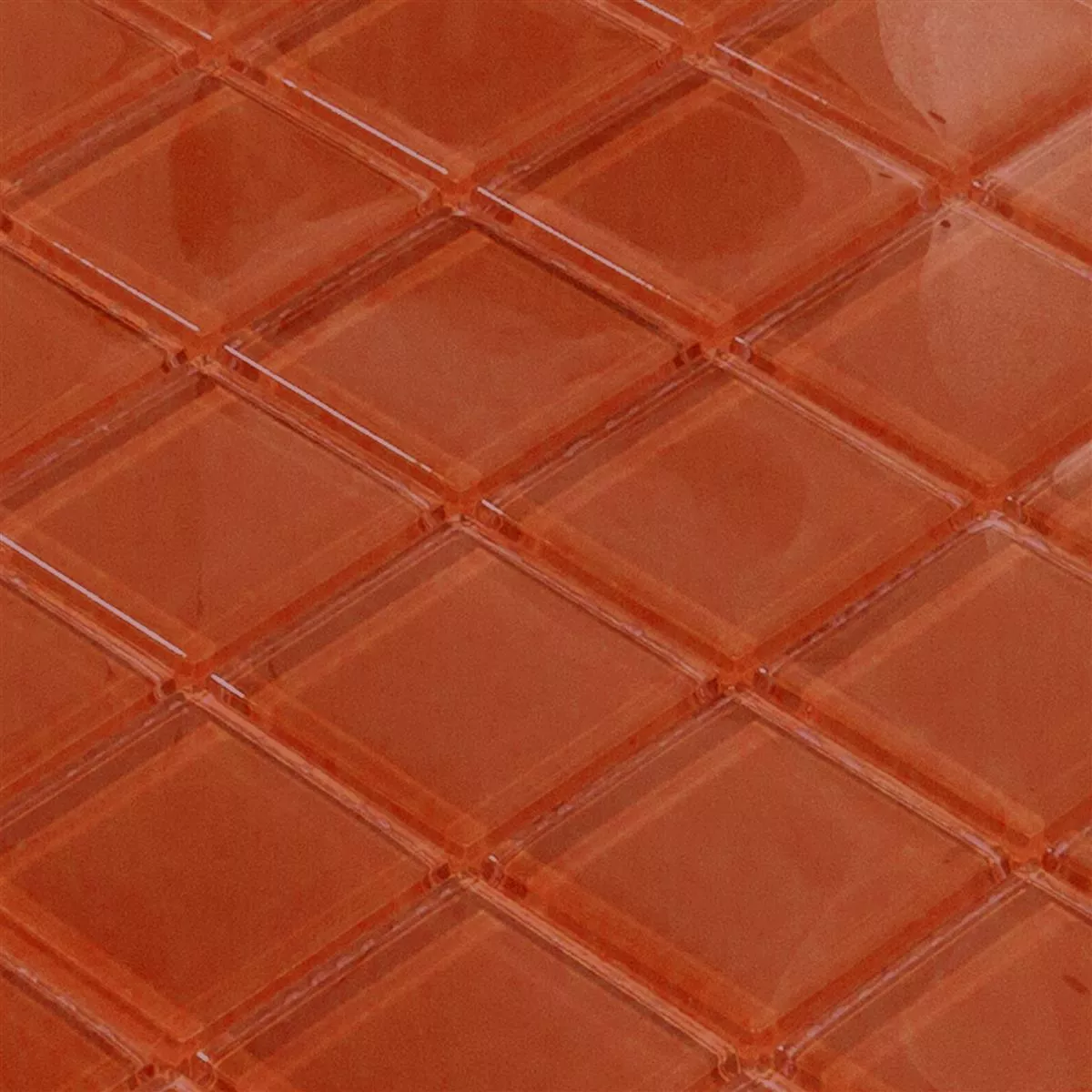Muster von Glasmosaik Fliesen Melmore Rot