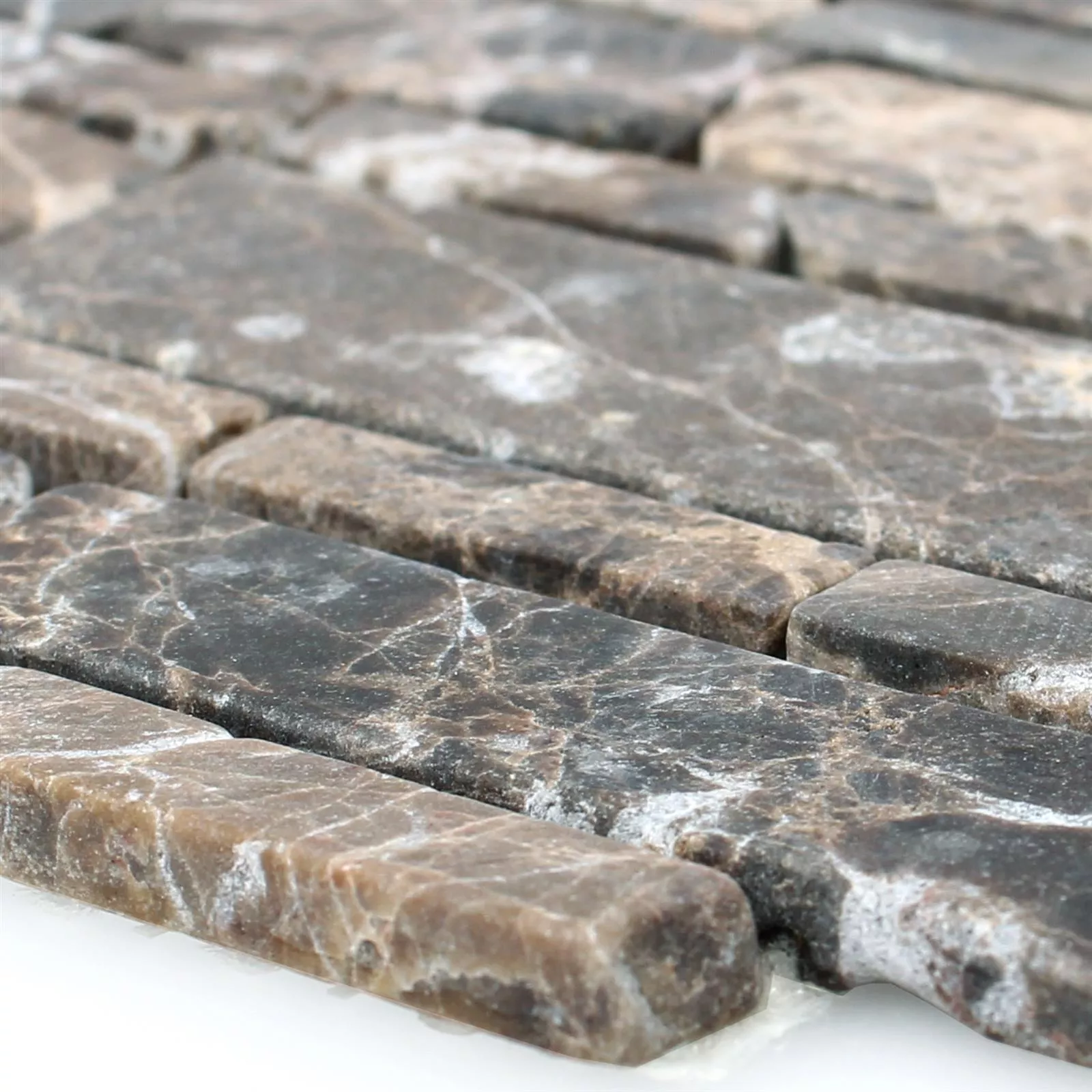 Mosaikfliesen Marmor Havel Brick Castanao Mosaikfliesen Marmor Havel Brick Castanao