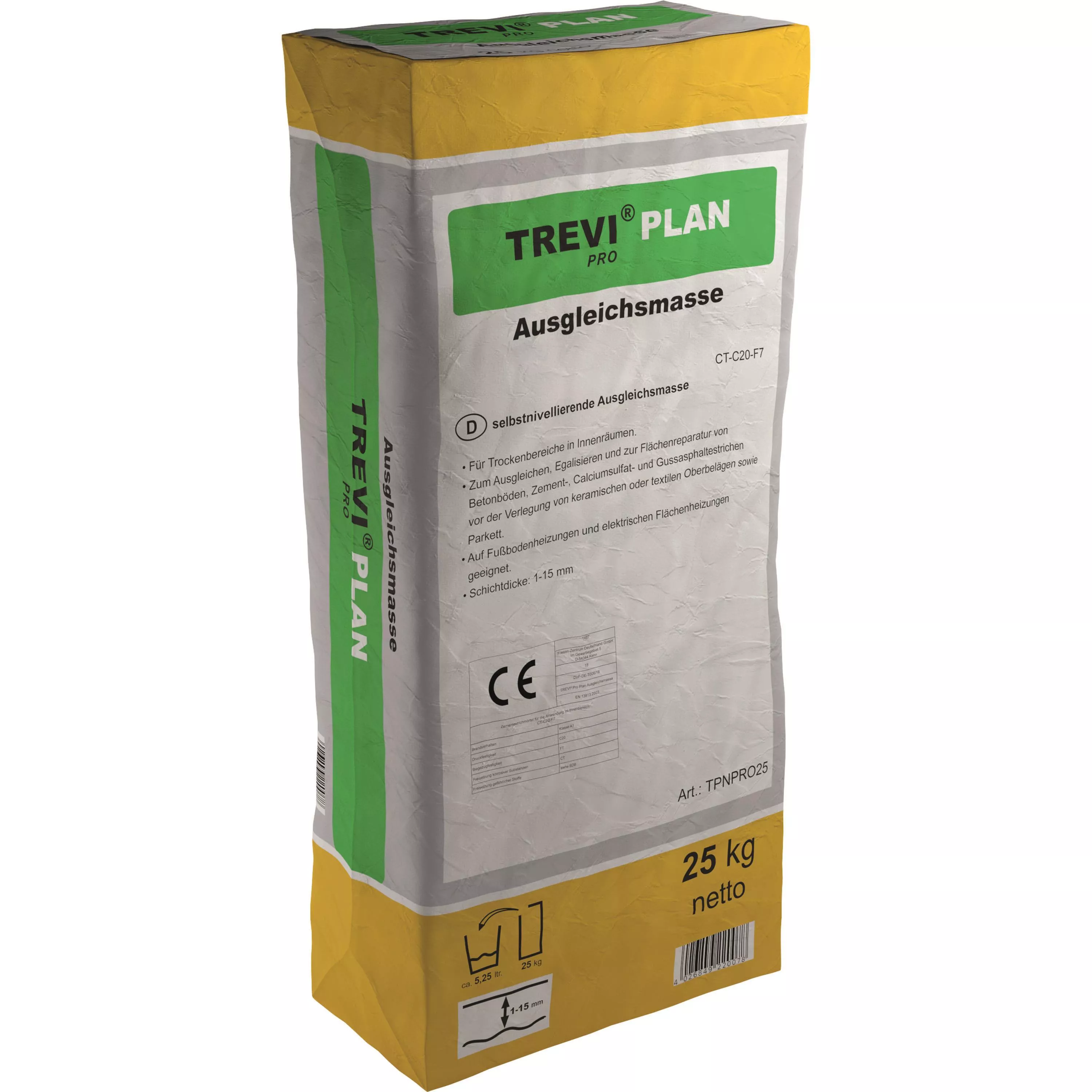 Trevi Pro Plan Bodenausgleich Selbstnivellierend (25KG) Trevi Pro Plan Bodenausgleich Selbstnivellierend (25KG)