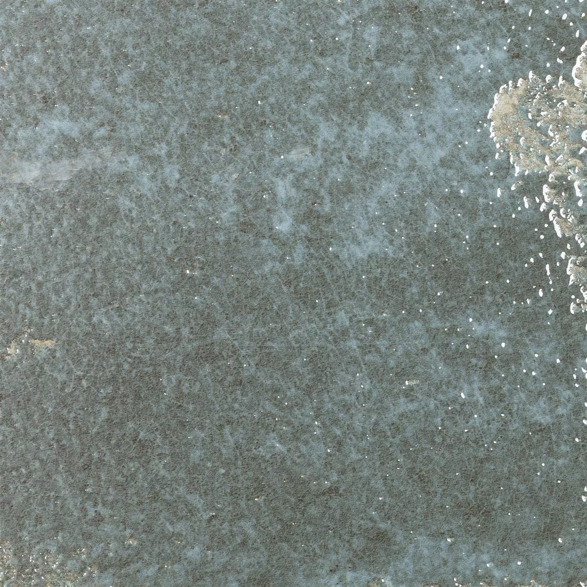 Muster von Wandfliesen Lara Glänzend Gewellt 15x15cm Grau
