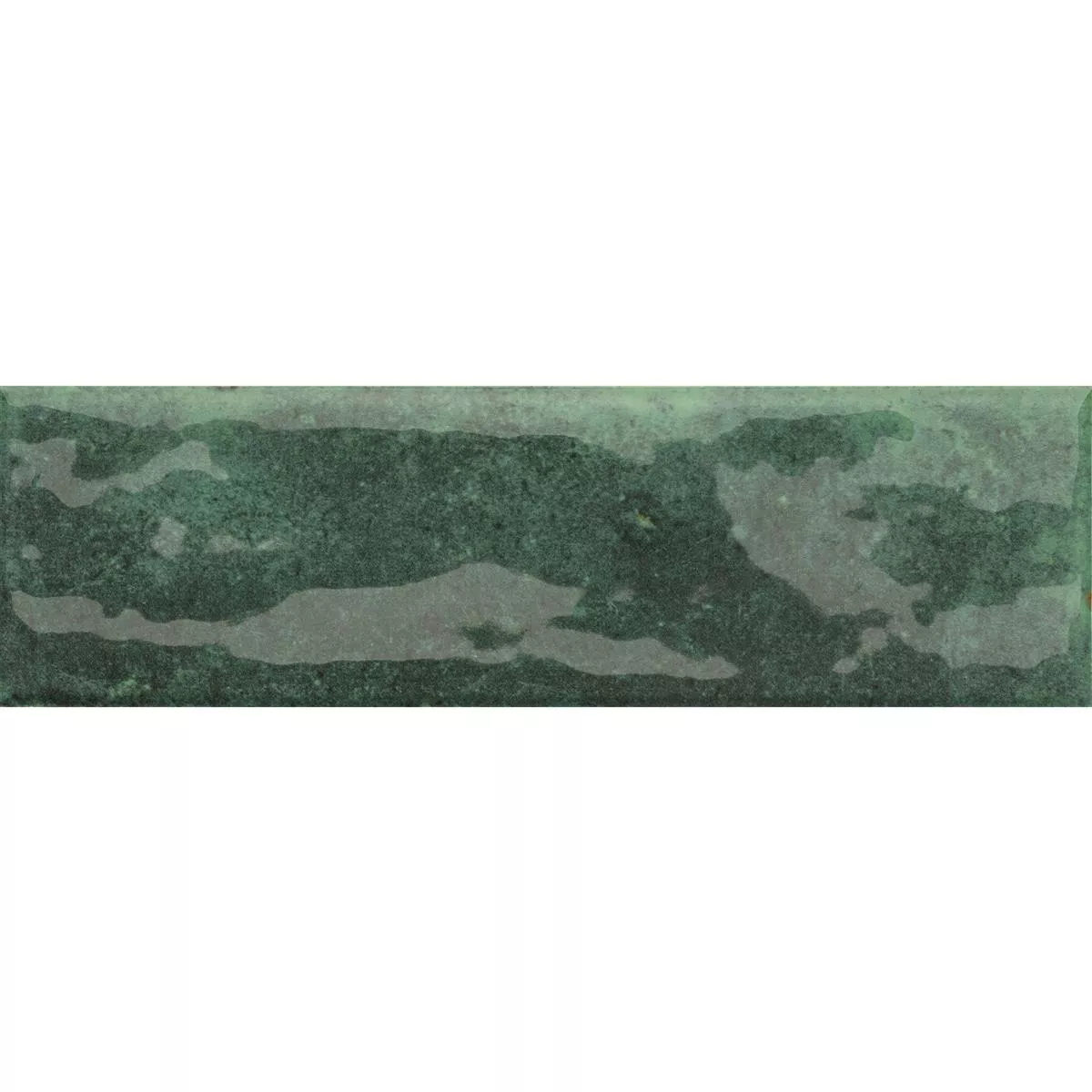 Wandfliesen Arosa Glänzend Gewellt Smaragdgrün 6x25cm