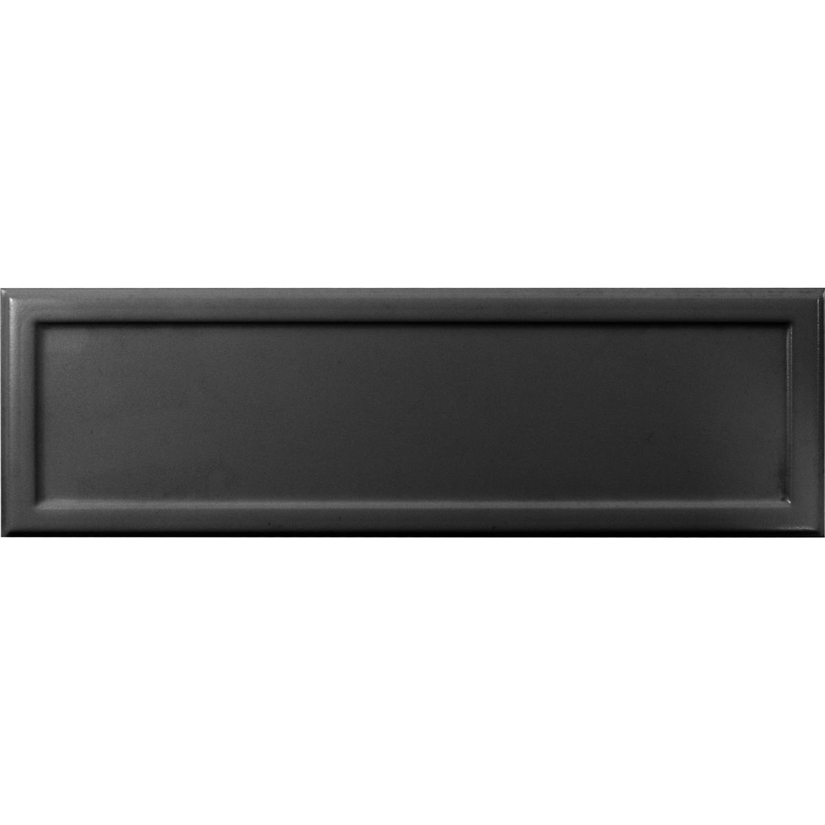 Metro Wandfliese Kennedy Schwarz 10x30cm