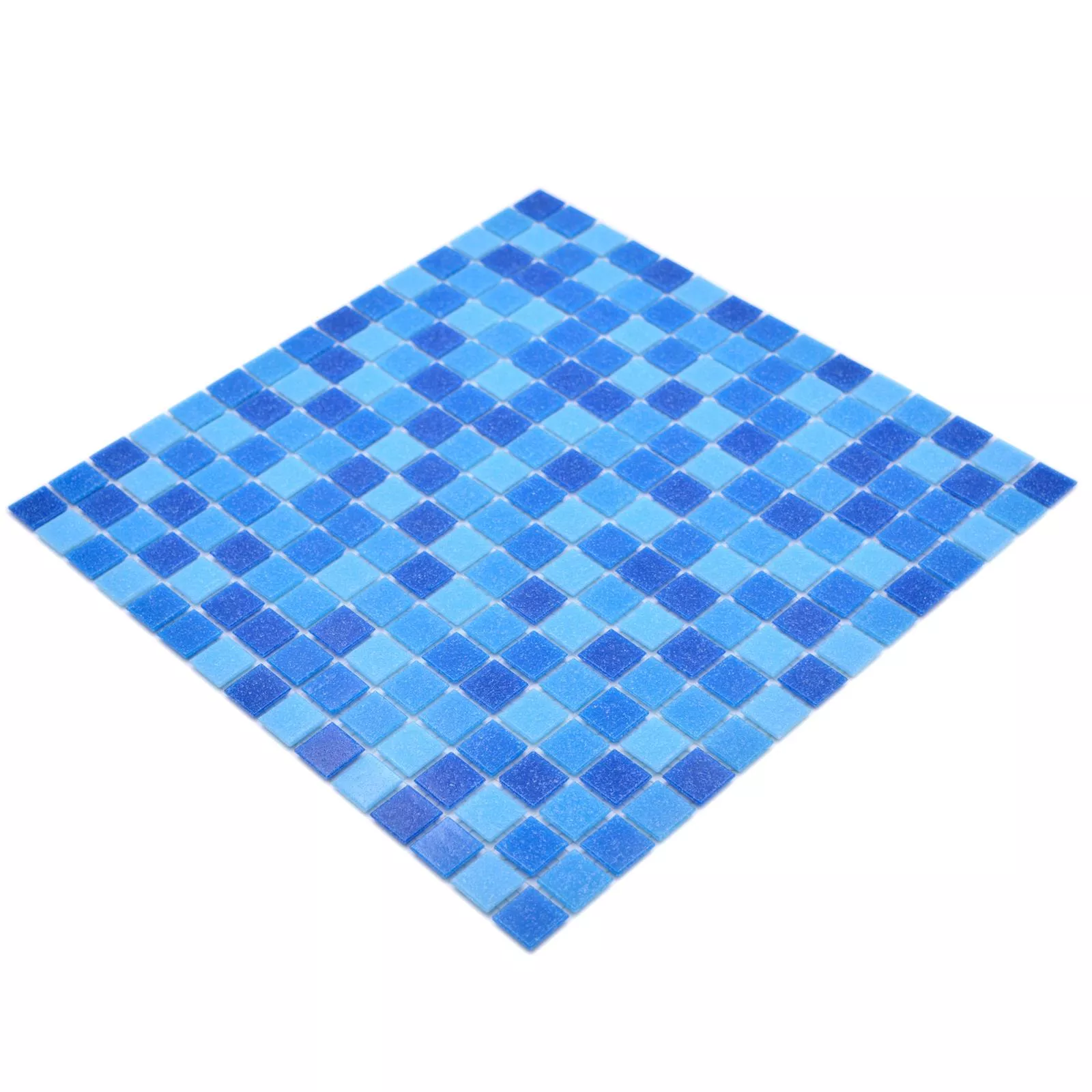Muster von Schwimmbad Pool Mosaik North Sea Blau Hellblau Mix