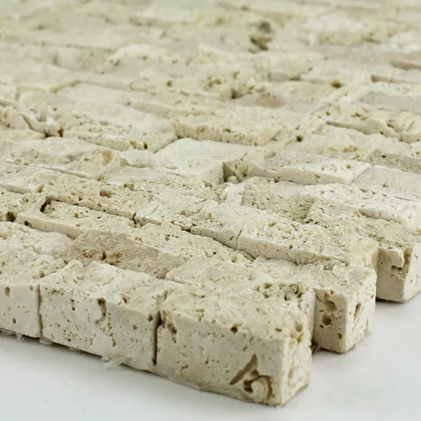 Mosaikfliesen Marmor Mauerverblender Brickstones Beige Mosaikfliesen Marmor Mauerverblender Brickstones Beige