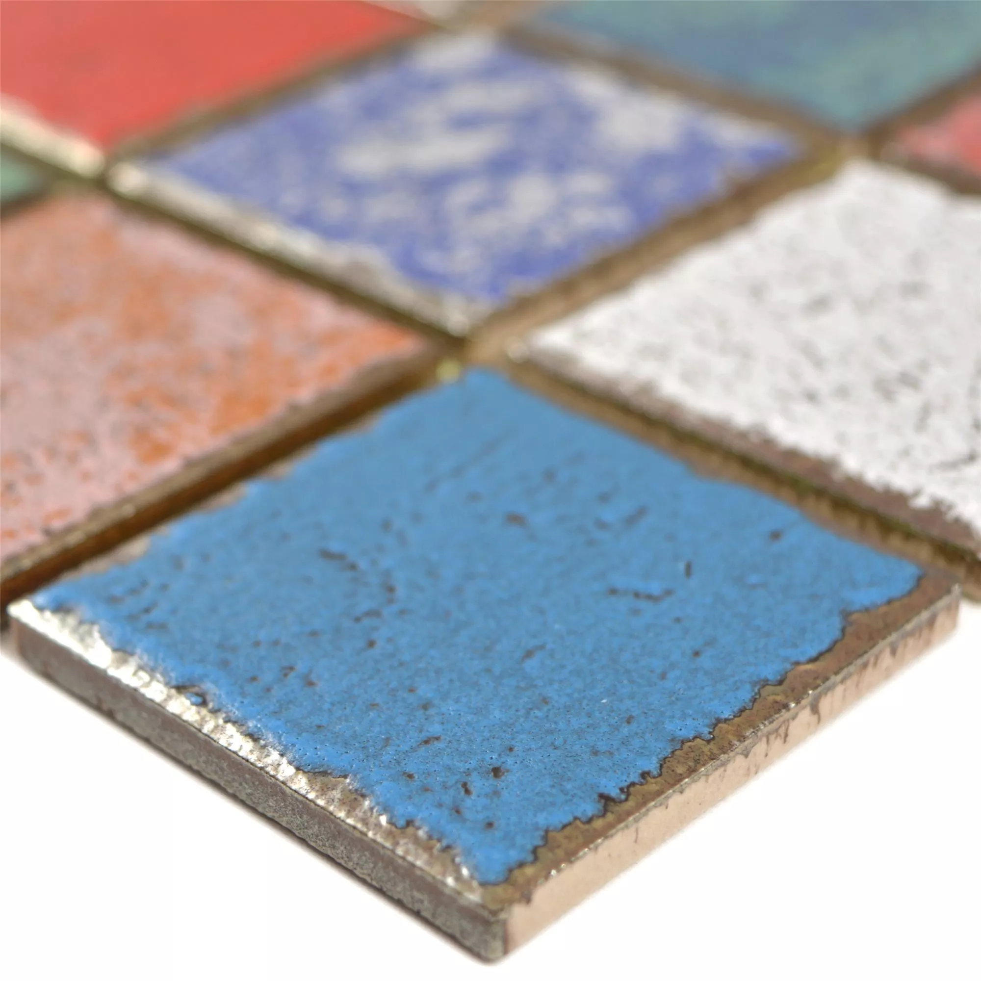 QUARKZMAN Mosaikfliesen 100g - 1x1cm Keramik Fliesen Für DIY Bastelprojekte