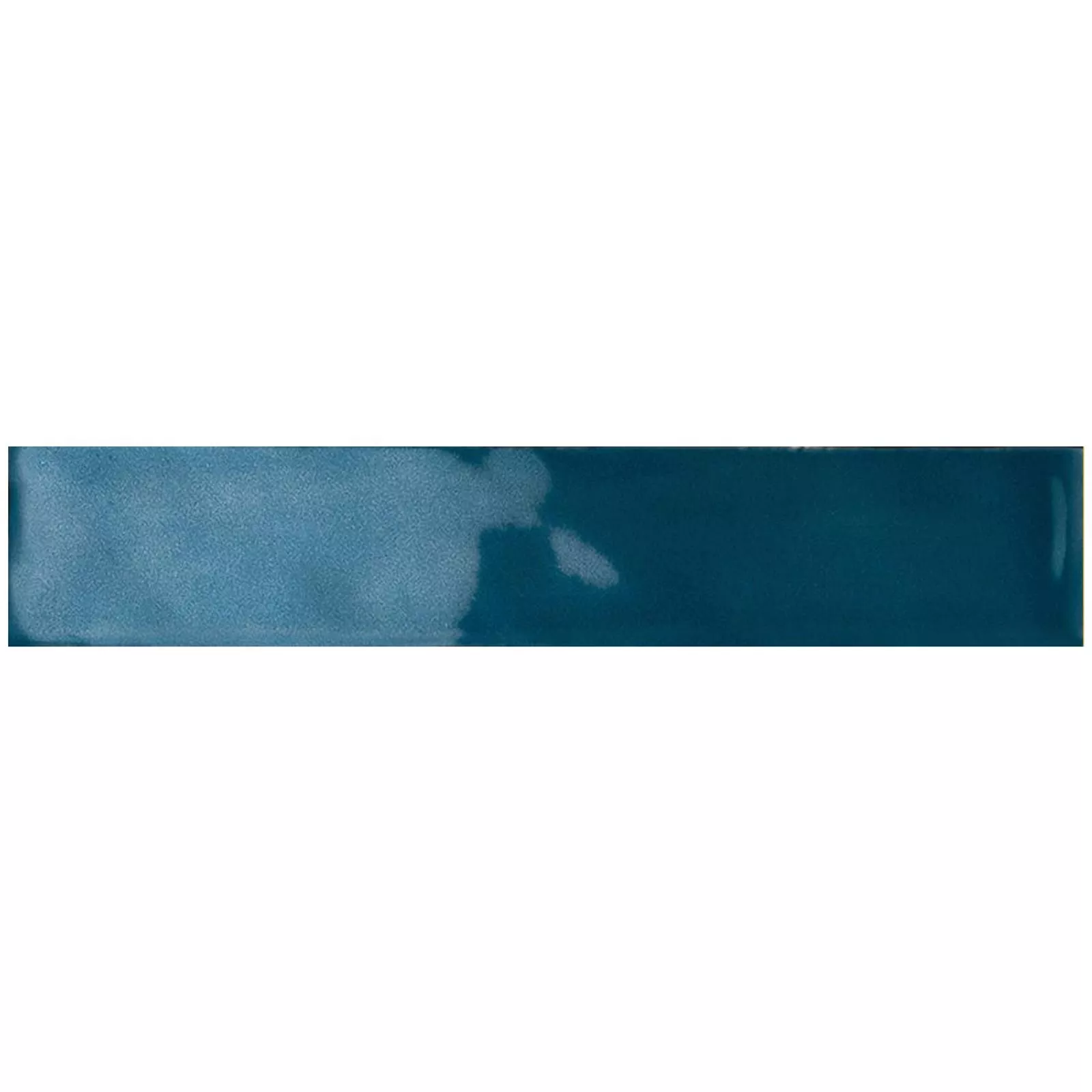 Muster Wandfliesen Montreal Gewellt Blau 5x25cm
