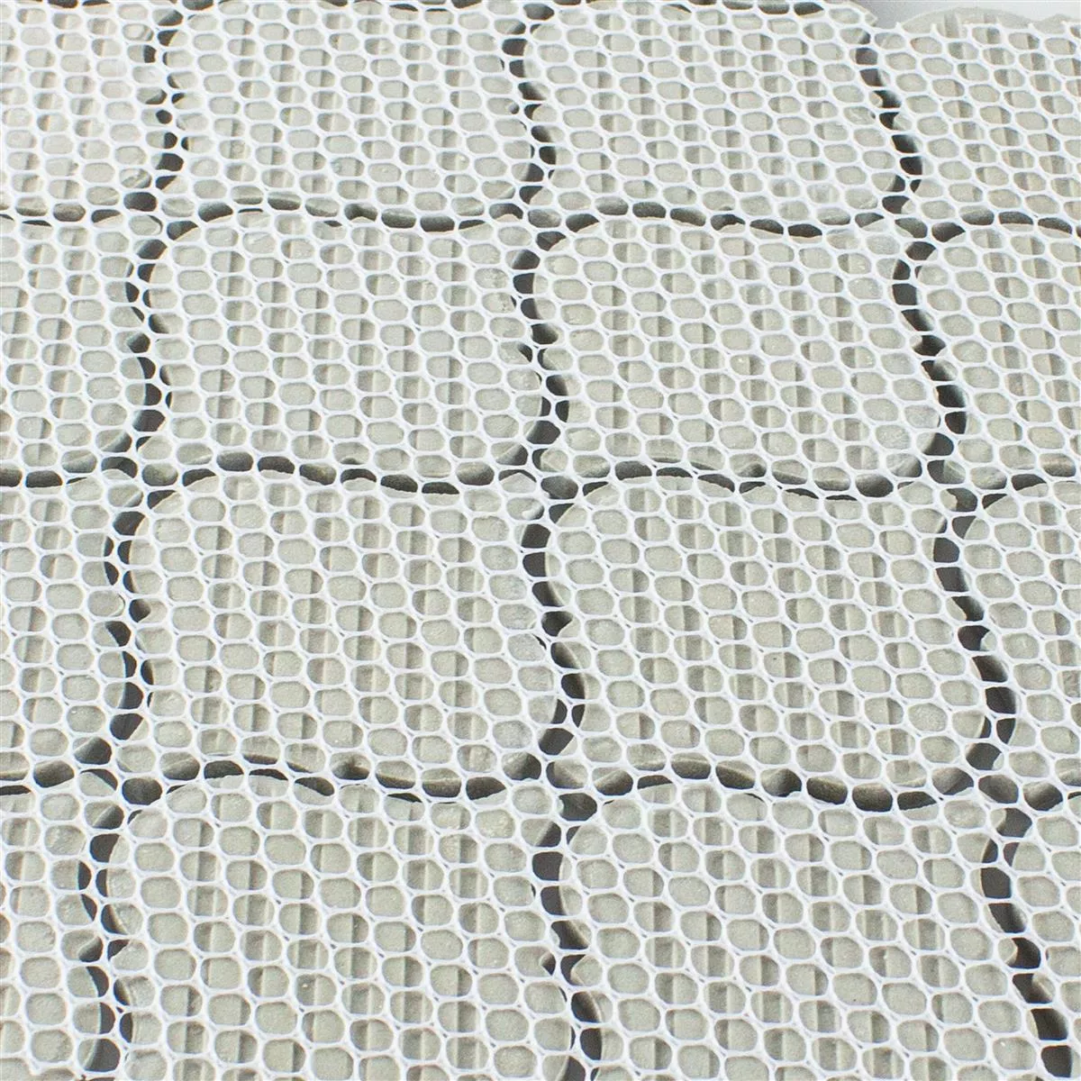 Muster von Keramik Mosaikfliesen Virginia Steinoptik Carrara