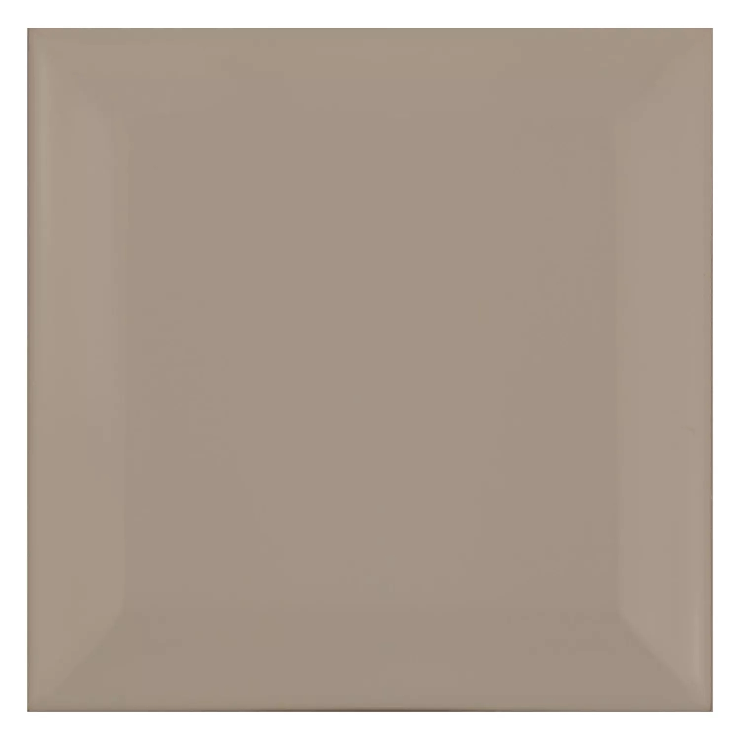 Metrofliese Braun Matt 10x10 cm Facette Catarina Mink