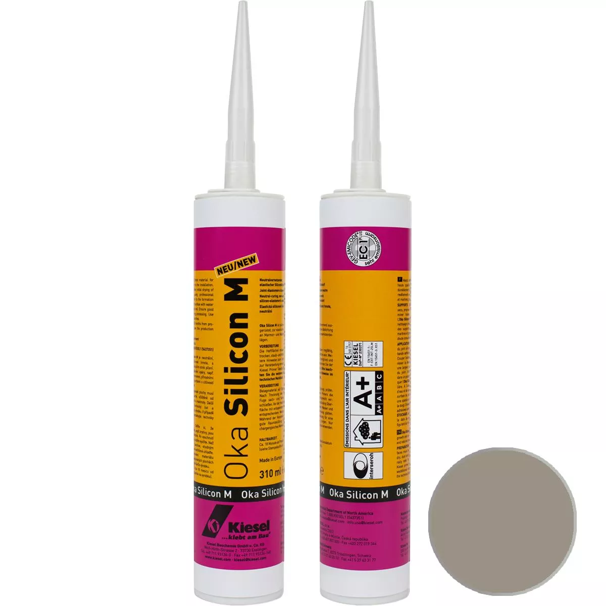 OKA SILICON M Naturstein Silikonfuge Steingrau 310 ml OKA SILICON M Naturstein Silikonfuge Steingrau 310 ml